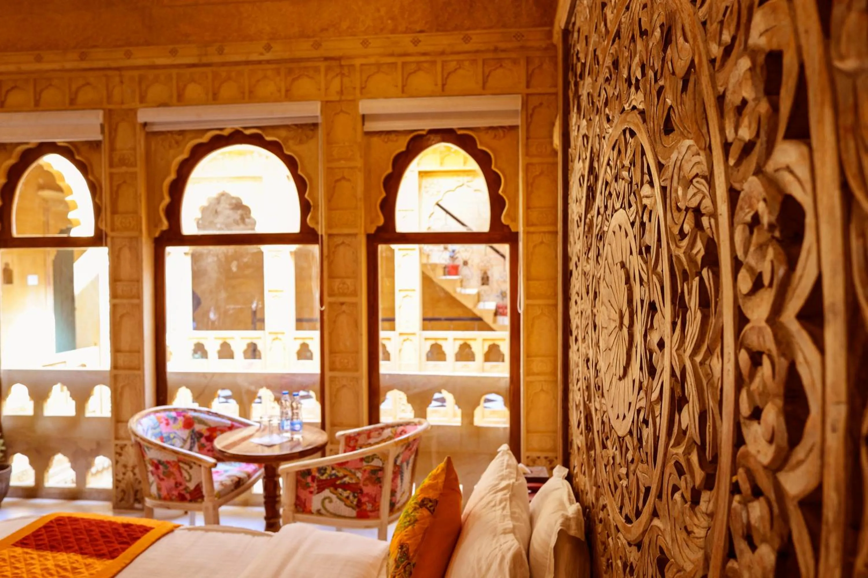 Bedroom, Bed in Garh Meera - A Sensational Boutique Hotel
