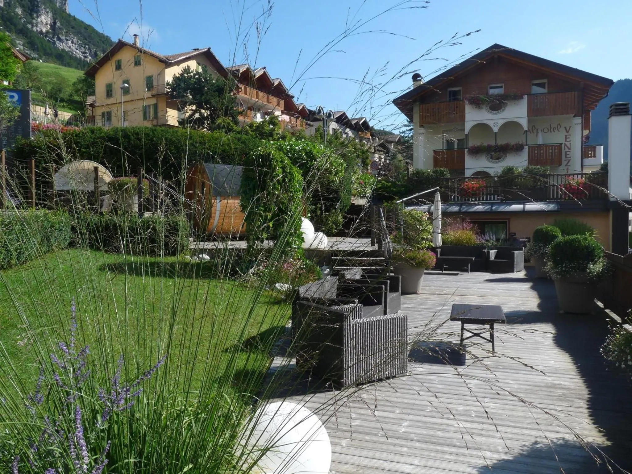 Garden in Alpotel Dolomiten