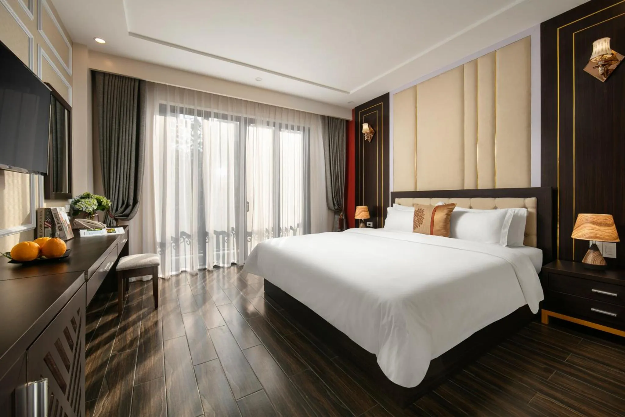 Bed in Sapa Green Hotel