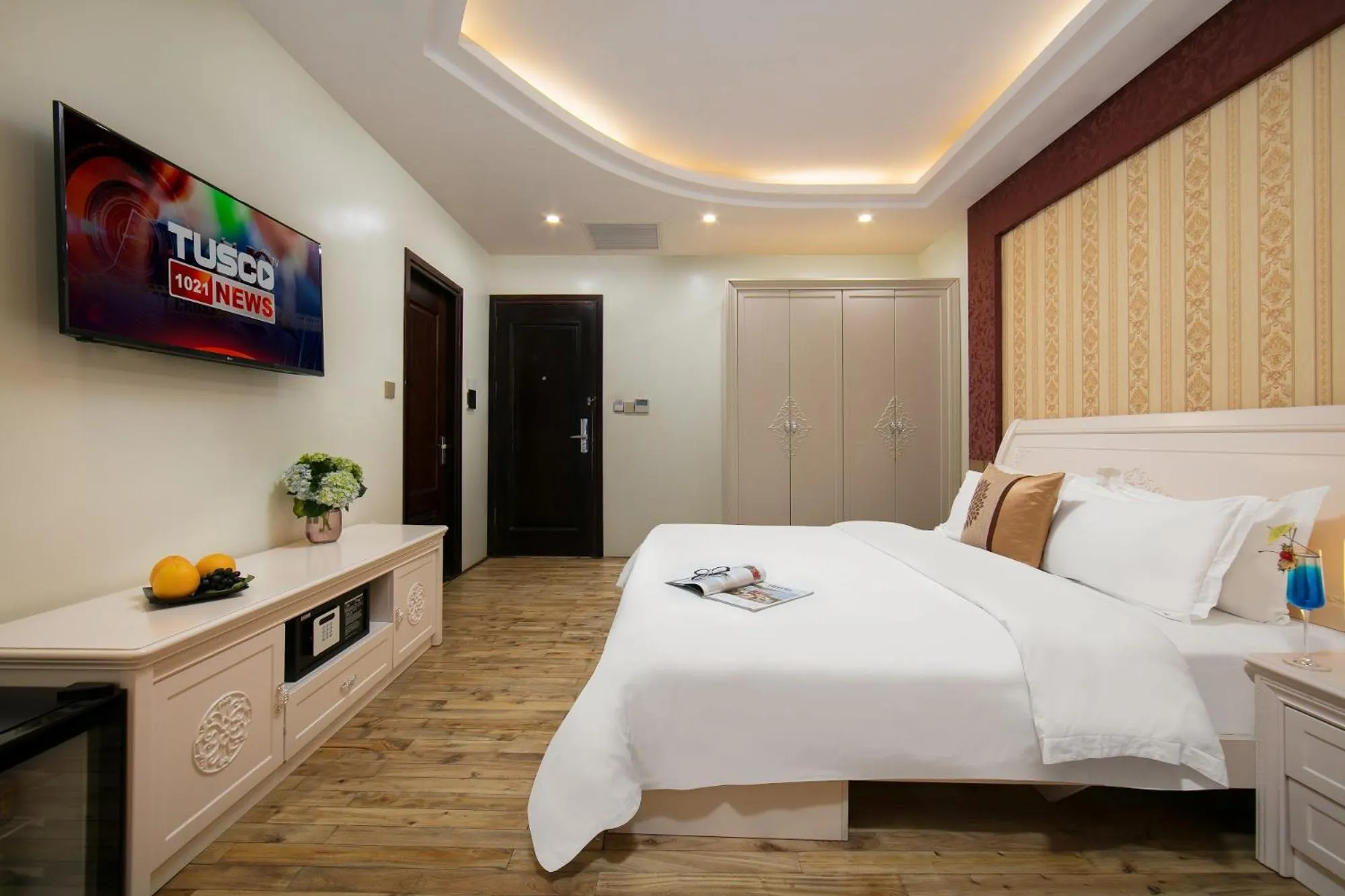 Photo of the whole room, Bed in Sapa Green Hotel