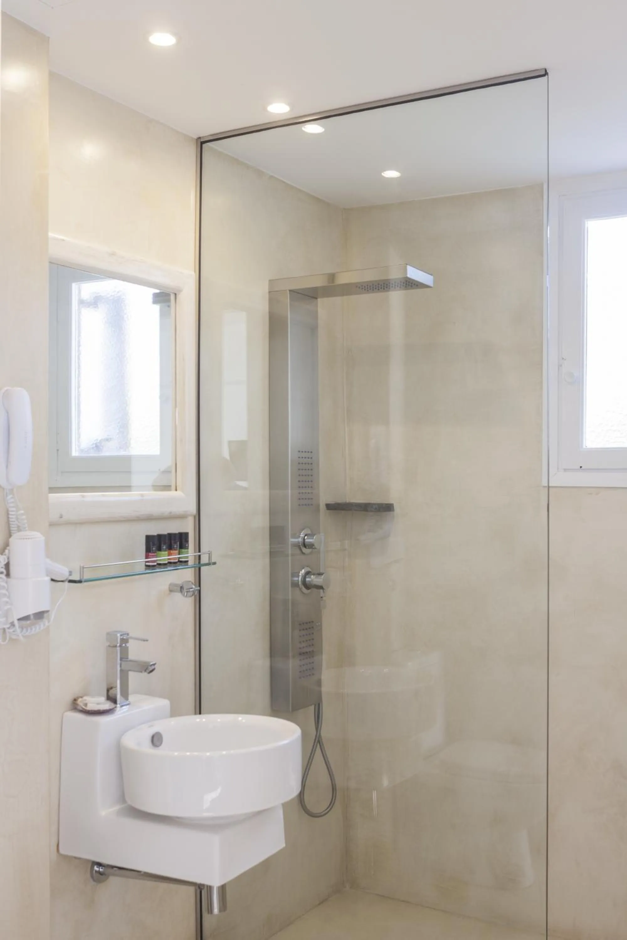 Bathroom in Scorpios Hotel & Suites