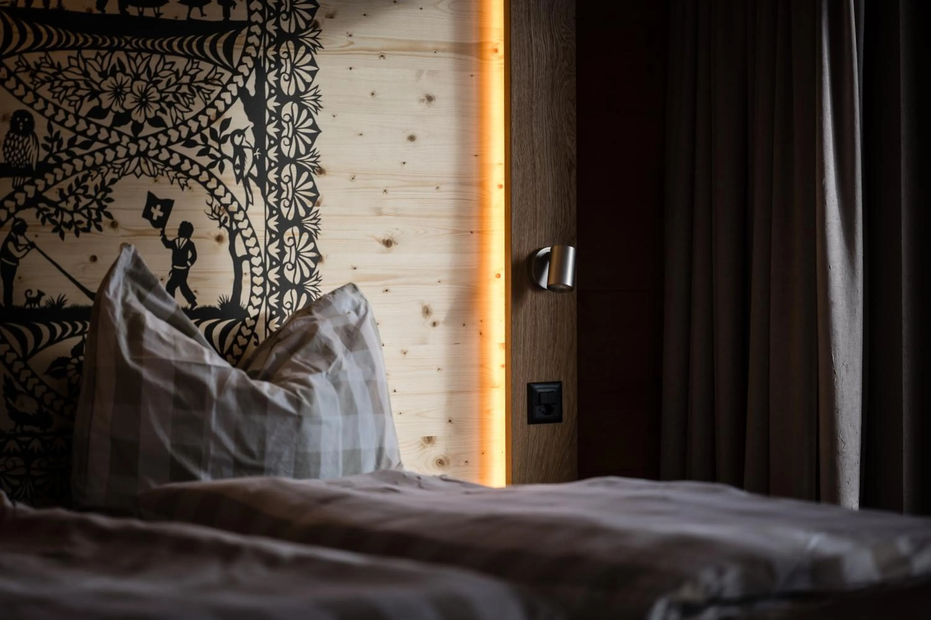 Bed in Panorama Hotel & Restaurant