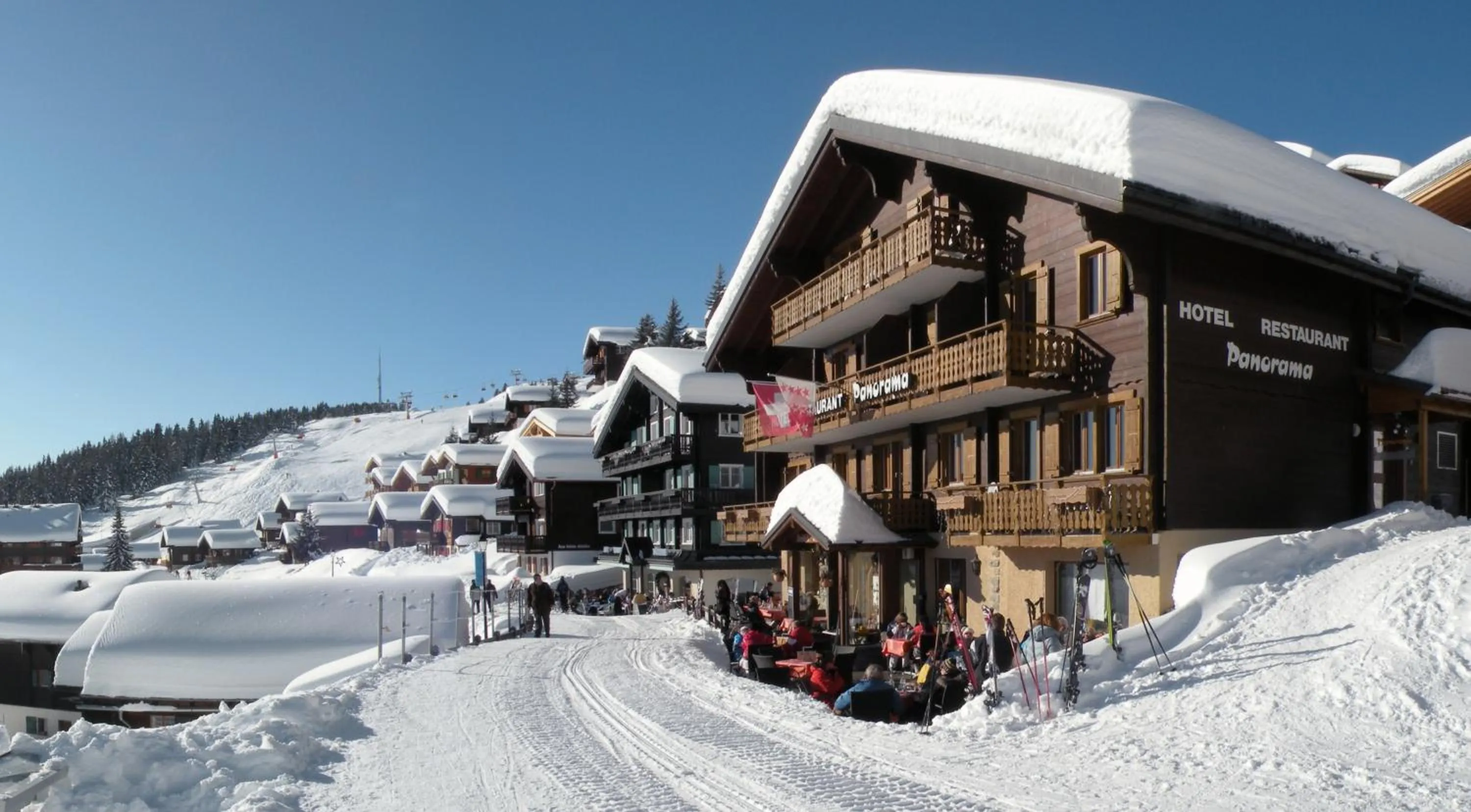 Facade/entrance in Panorama Hotel & Restaurant