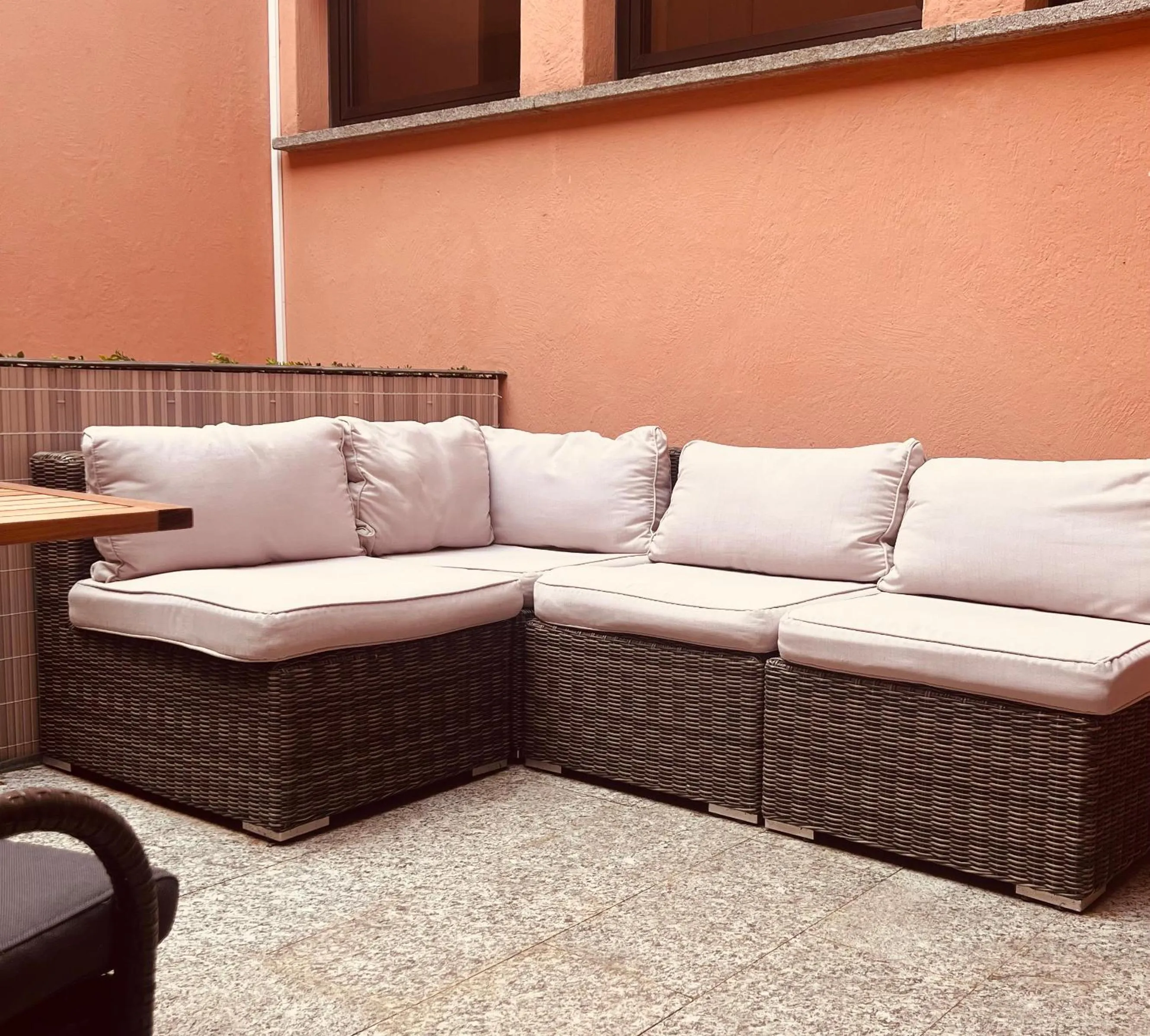 Balcony/Terrace in Piazza Ascona Hotel & Restaurants