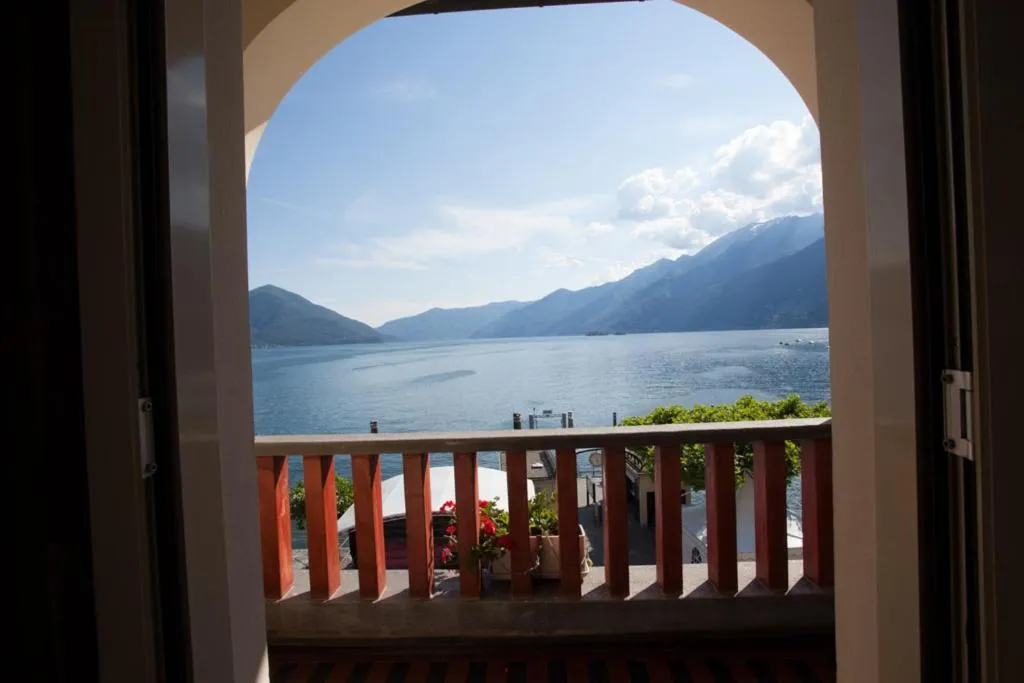 Balcony/Terrace in Piazza Ascona Hotel & Restaurants