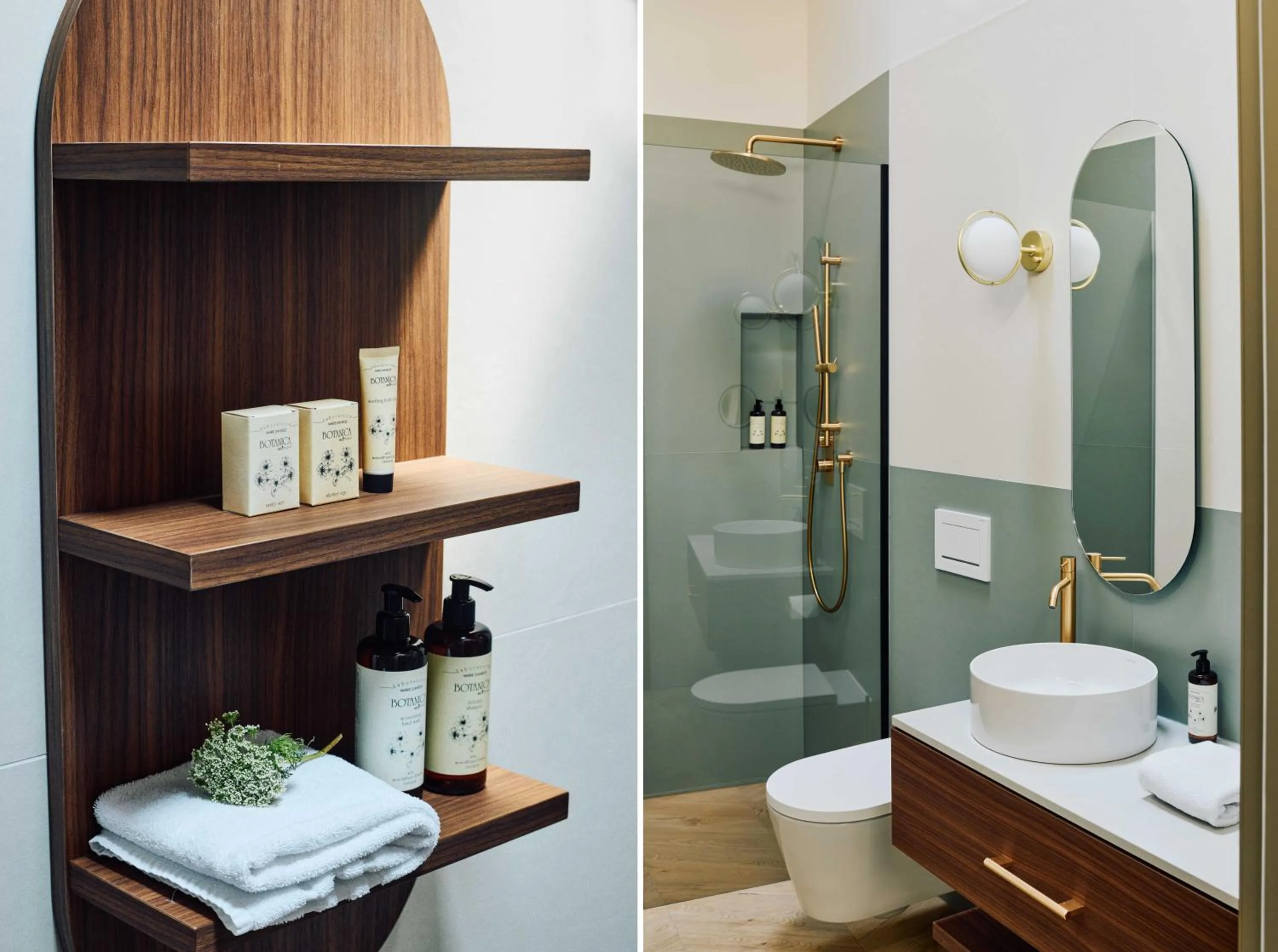 Shower in Vista Lakefront Boutique Hotel