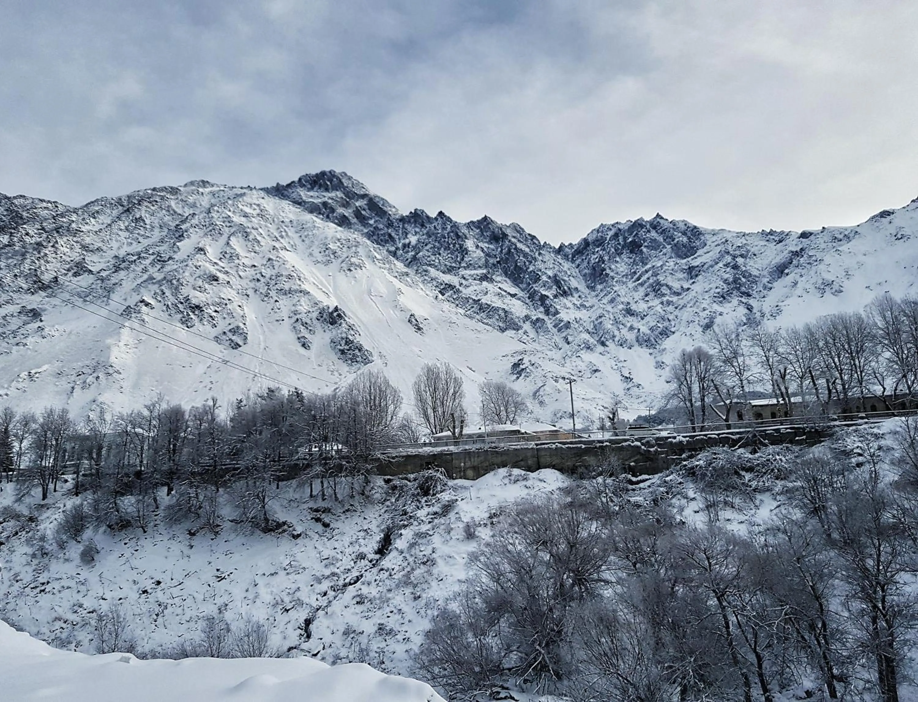 Garden view in Cozy Hotel Kazbegi