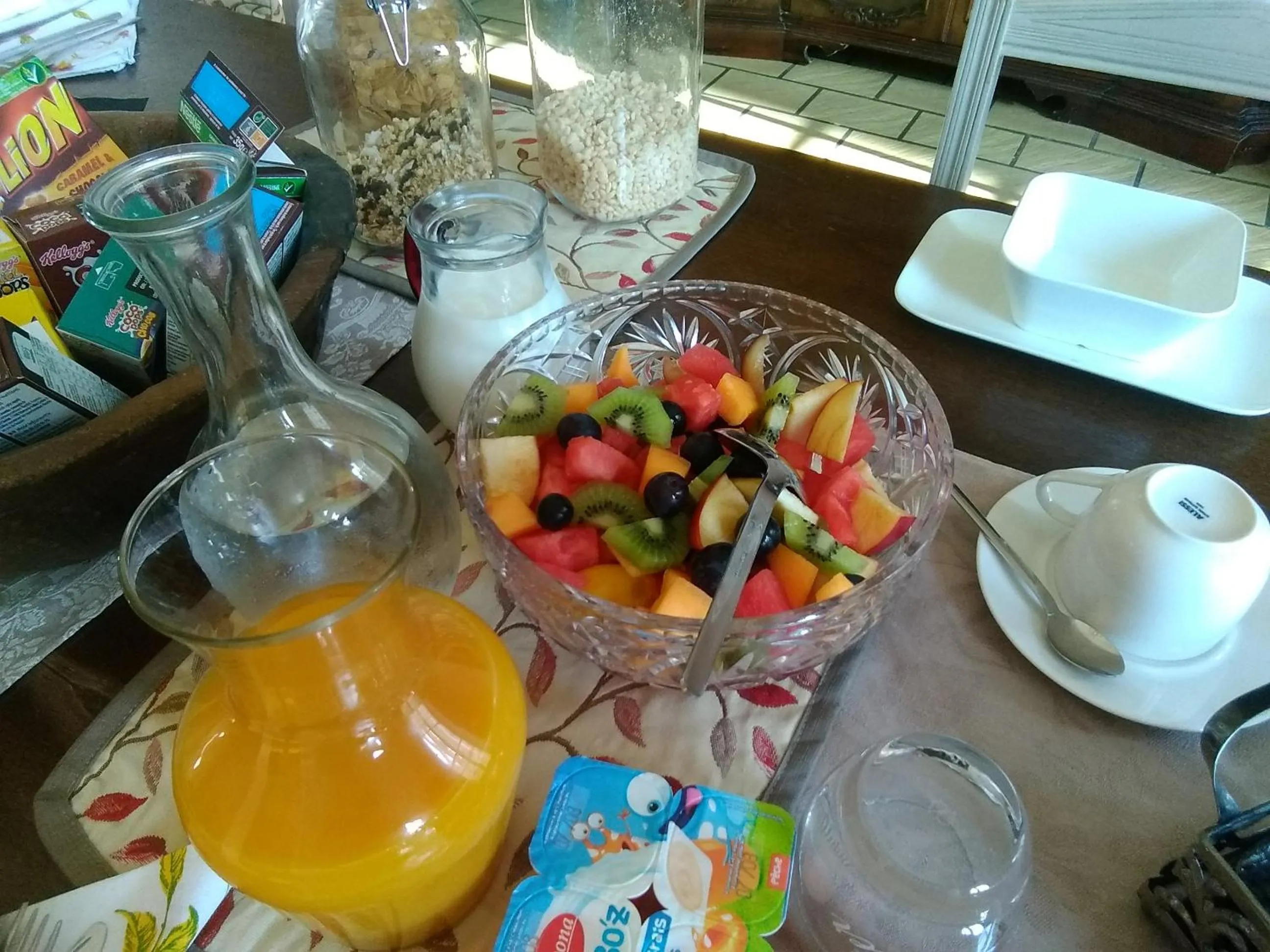 Continental breakfast in L'ancienne École