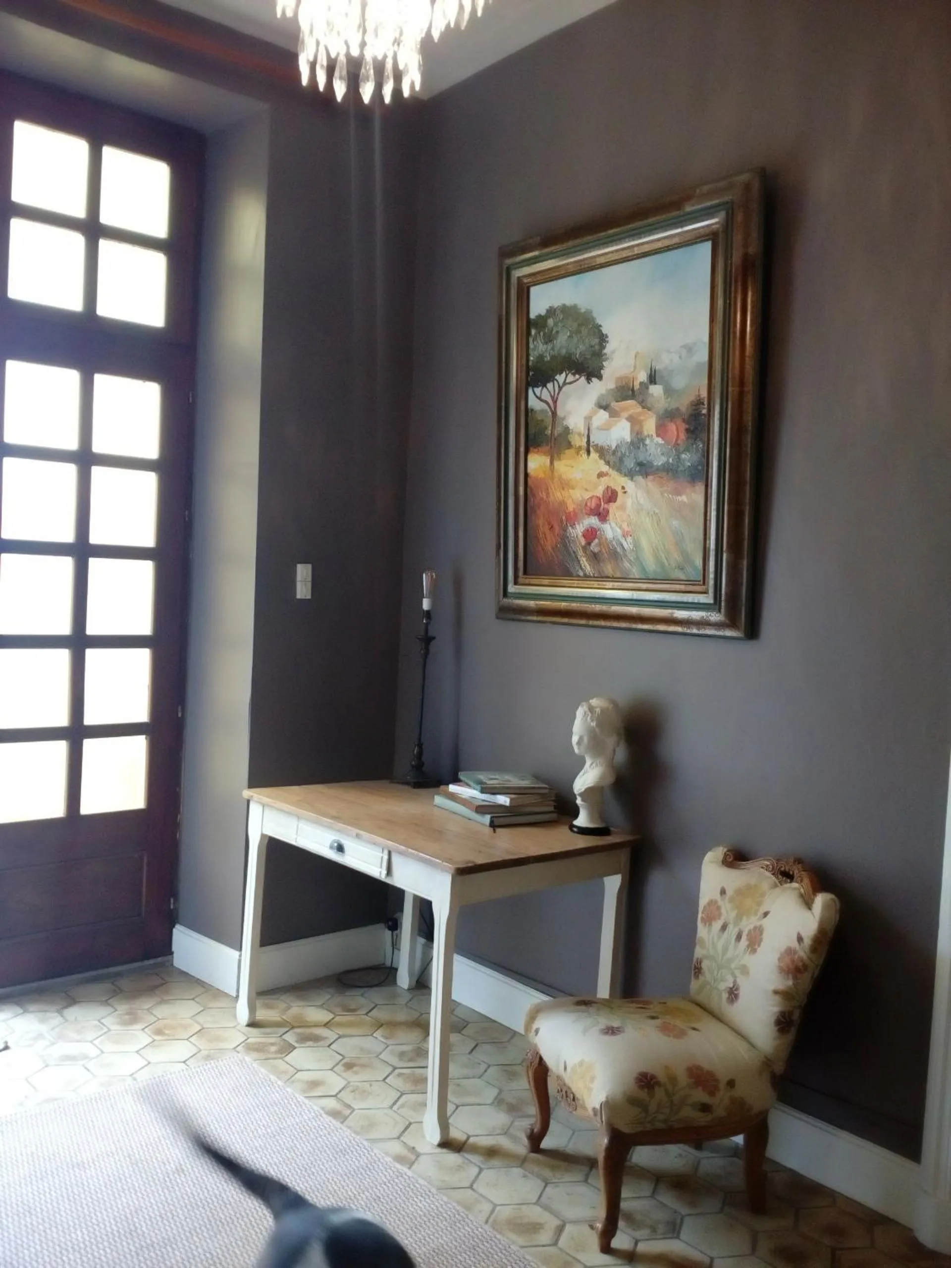 Text overlay in L'ancienne École