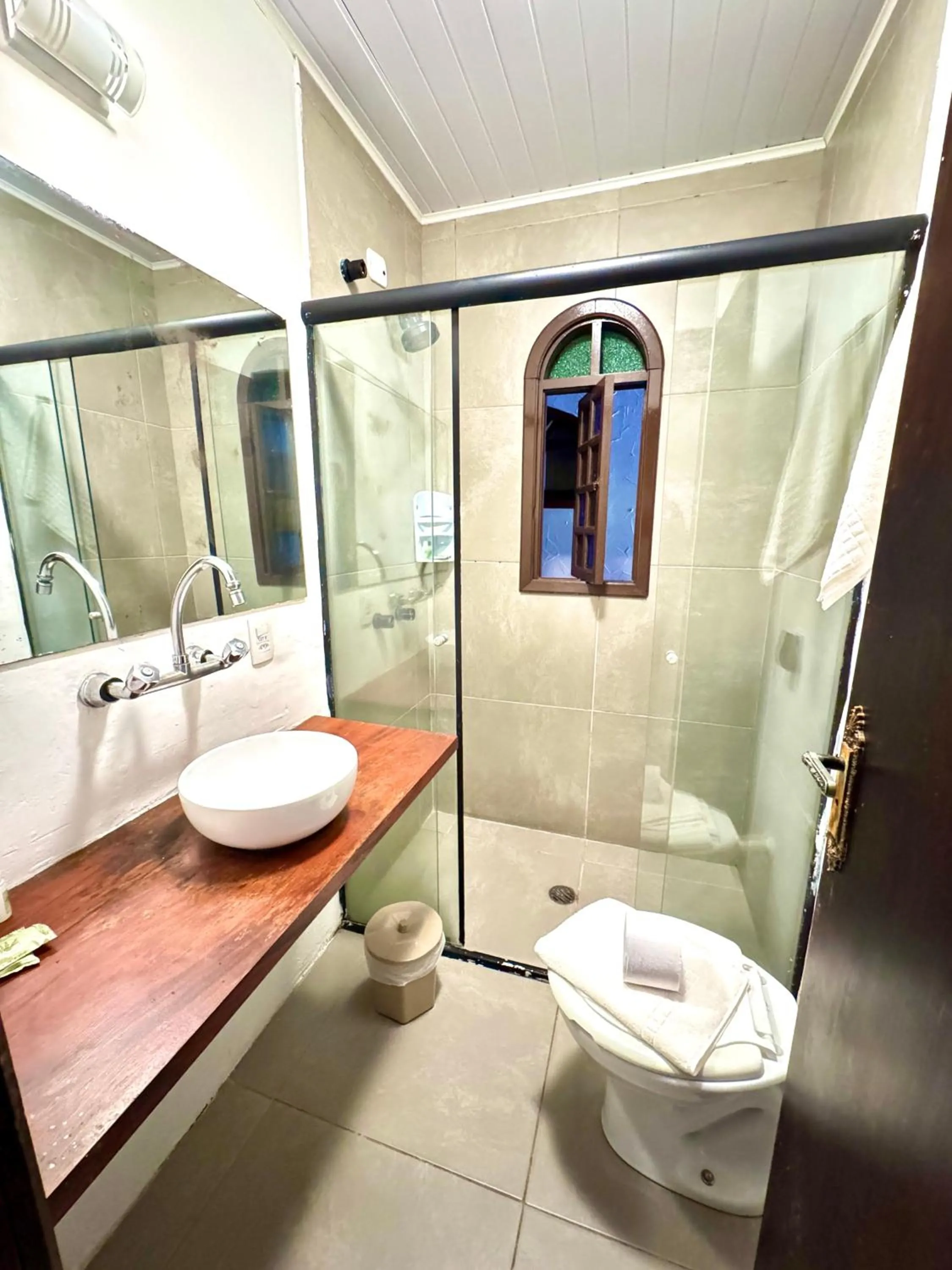 Shower in Pousada do Sino - 2 min do Capivari