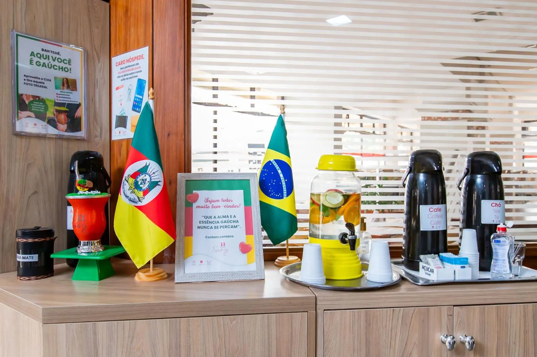 Lobby or reception in Hotel Suárez São Leopoldo