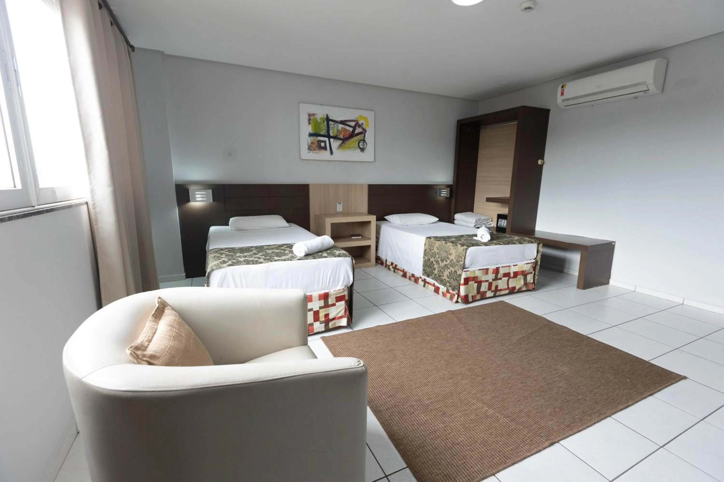 Bed in Hits Pantanal Hotel Aeroporto Cuiabá