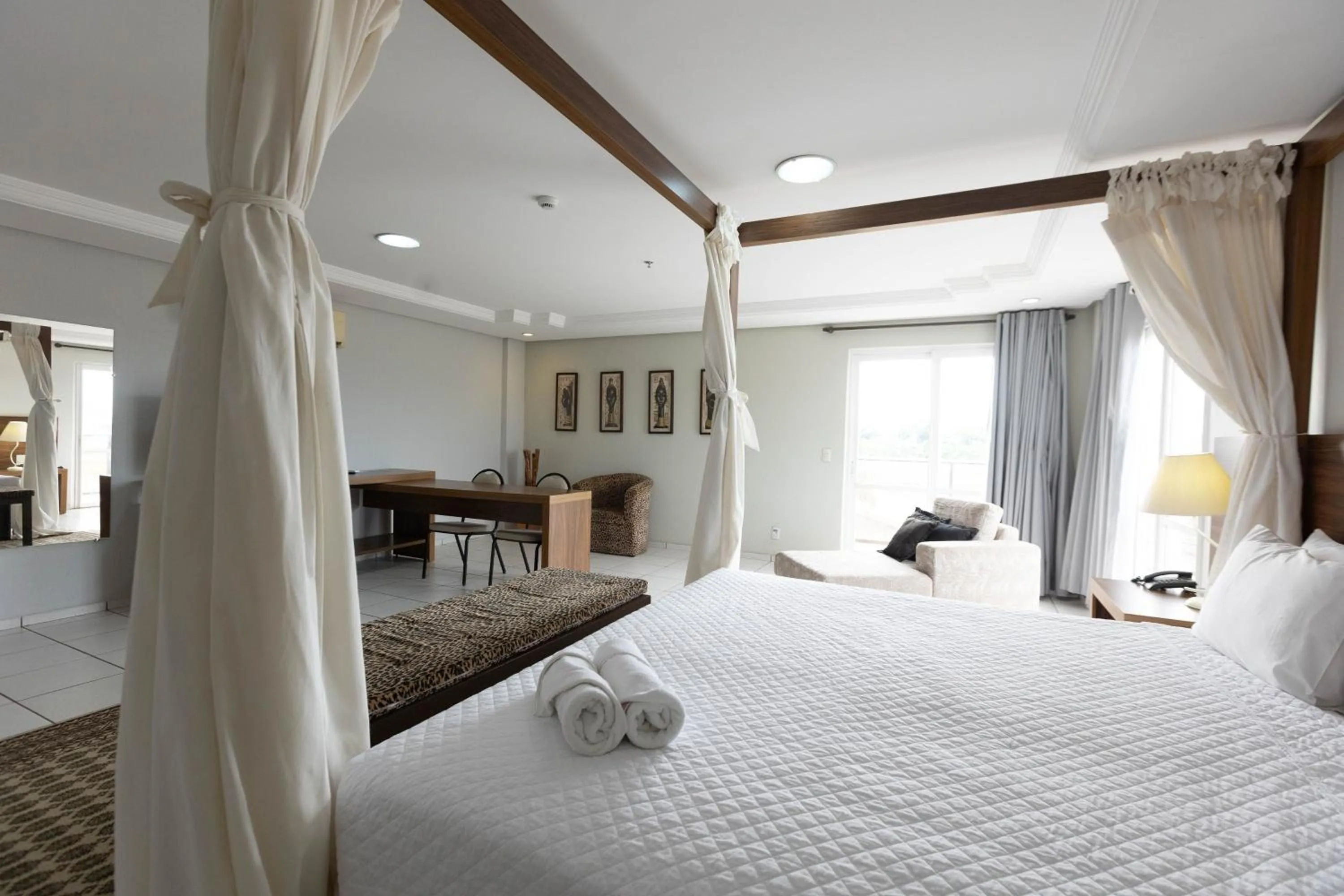 Bed in Hits Pantanal Hotel Aeroporto Cuiabá