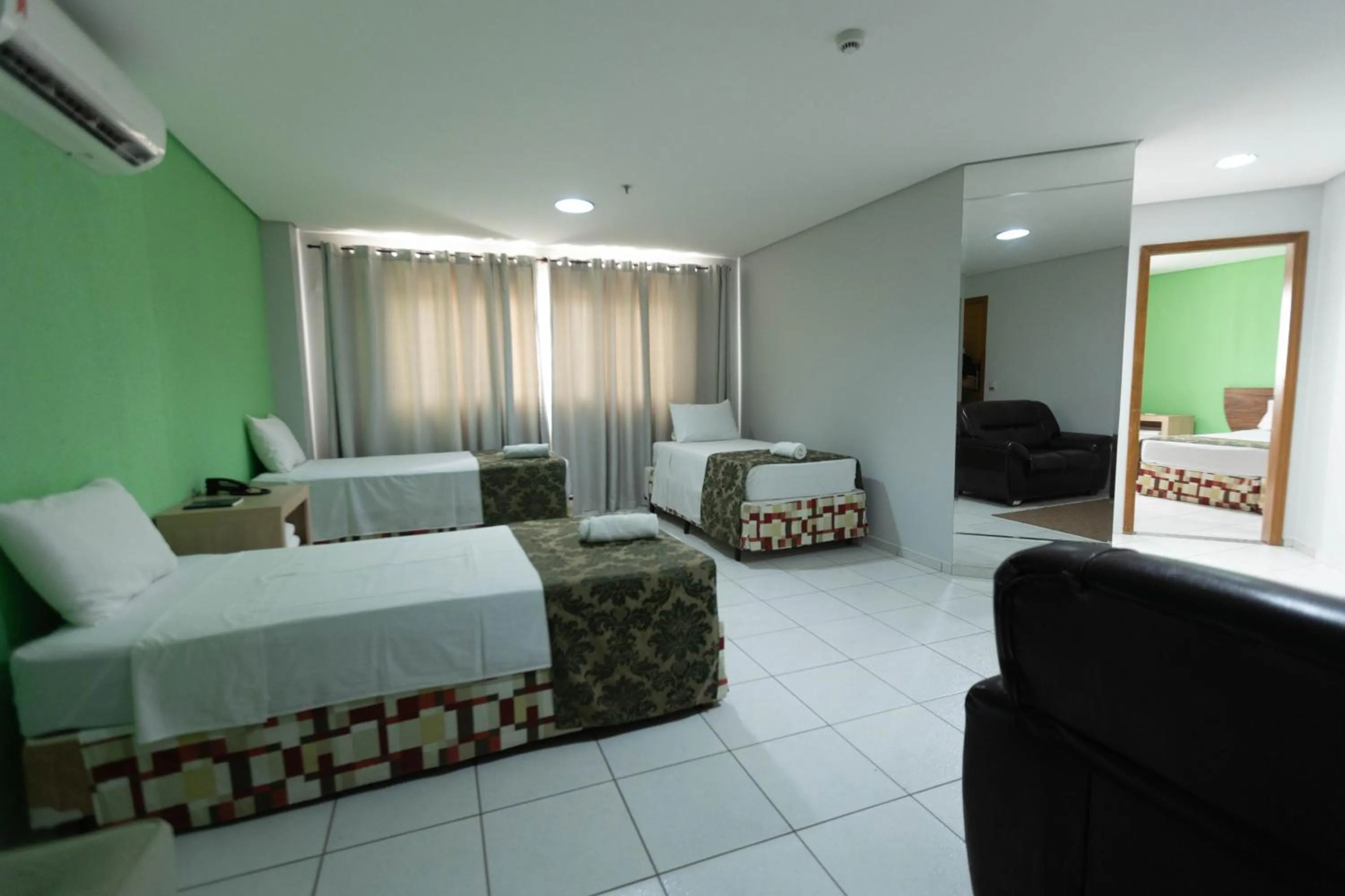 Bed in Hits Pantanal Hotel Aeroporto Cuiabá