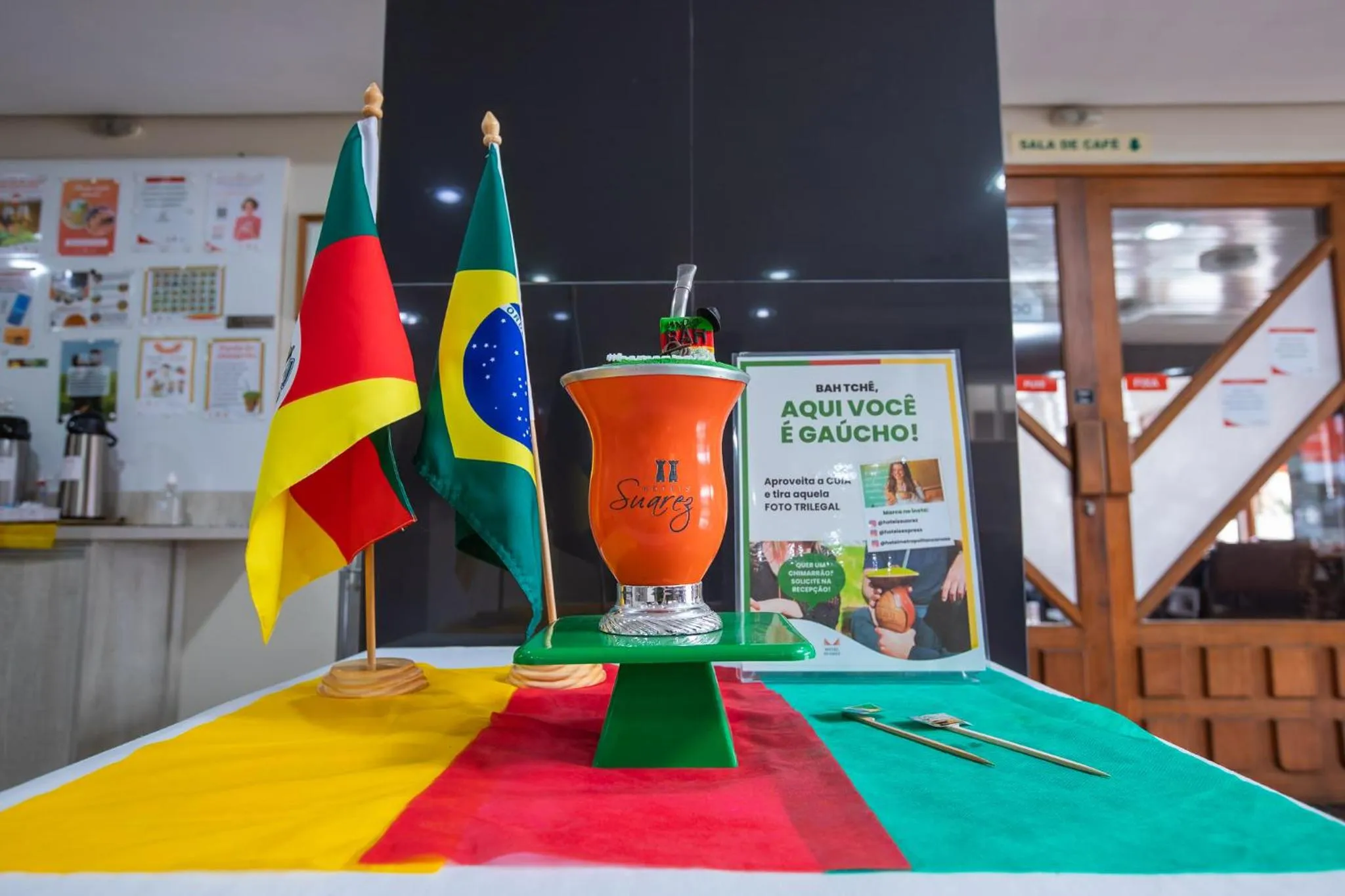 Lobby or reception in Hotel Suárez Campo Bom