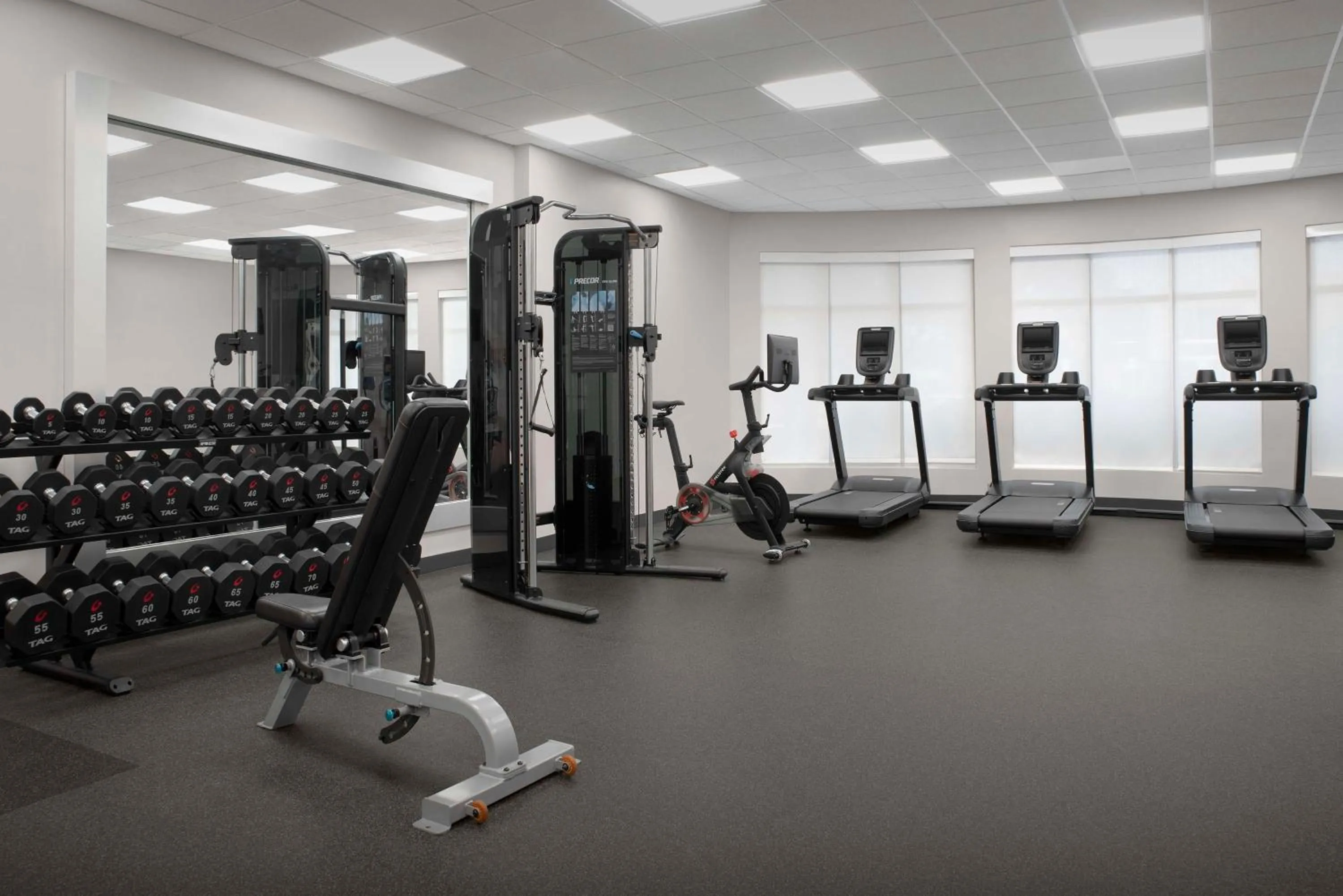 Fitness centre/facilities in Hilton Garden Inn Lafayette/Cajundome