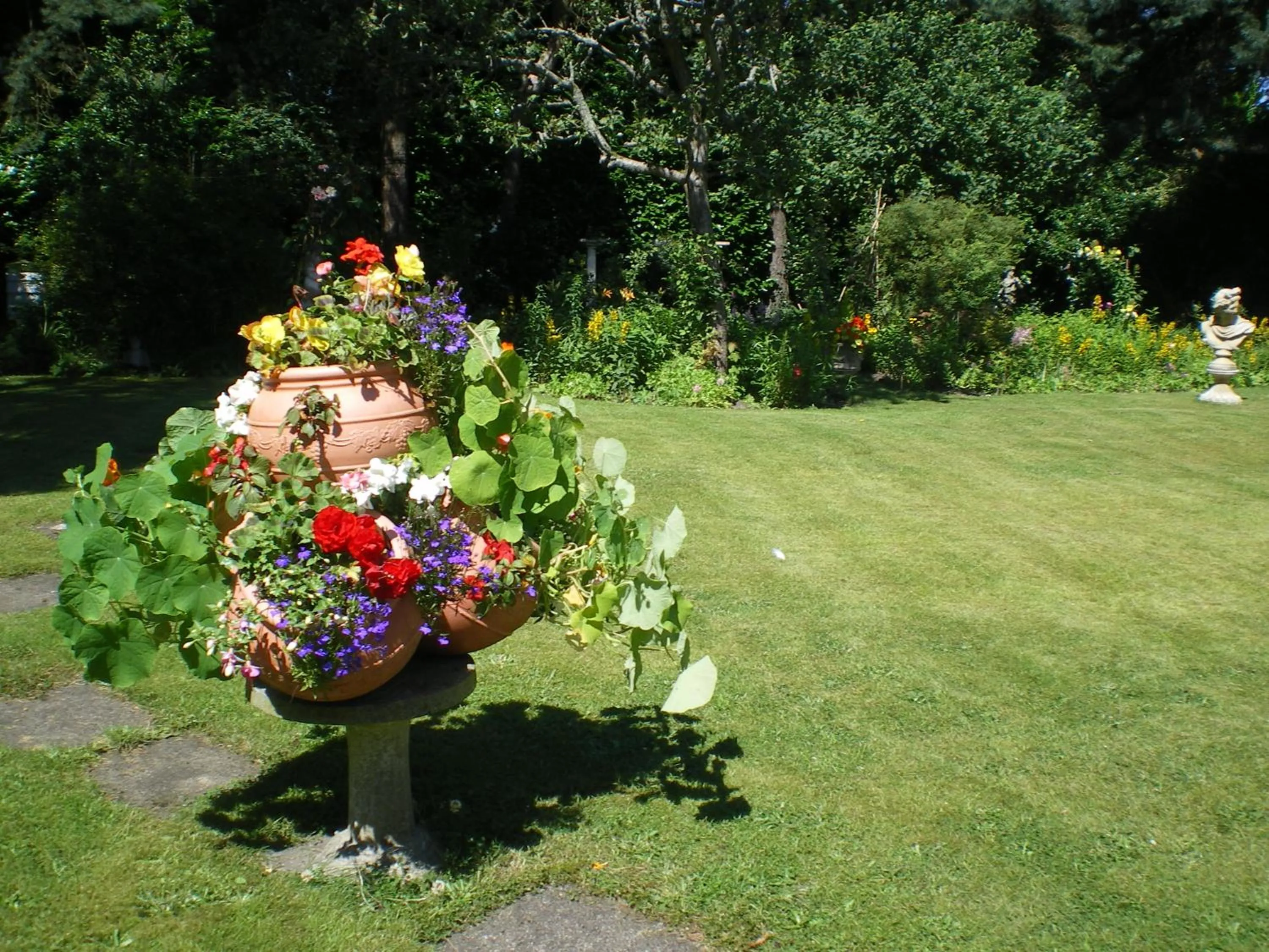 Garden view in Heatherdene House
