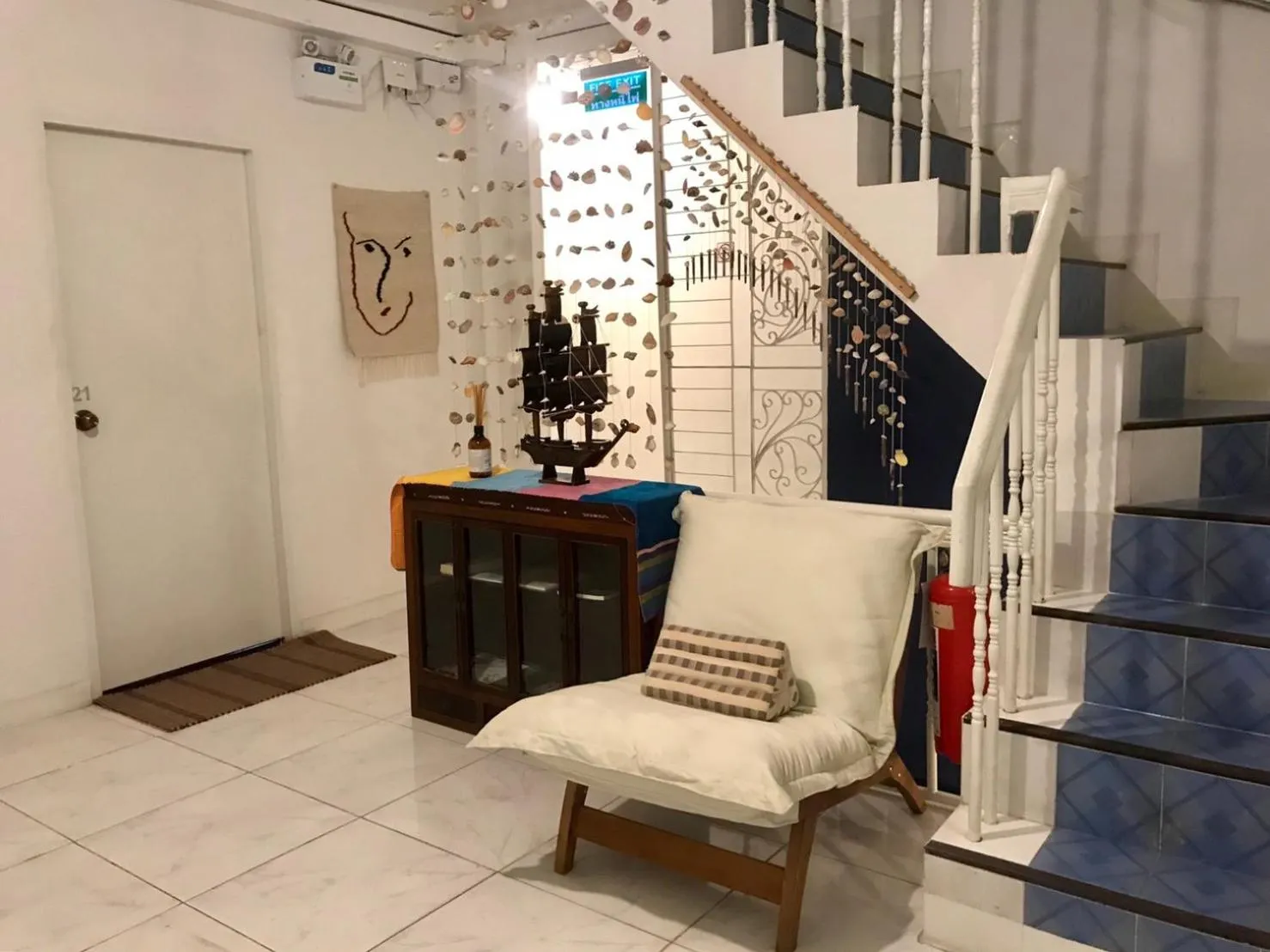 Seating area in 12/14 HOME Studio