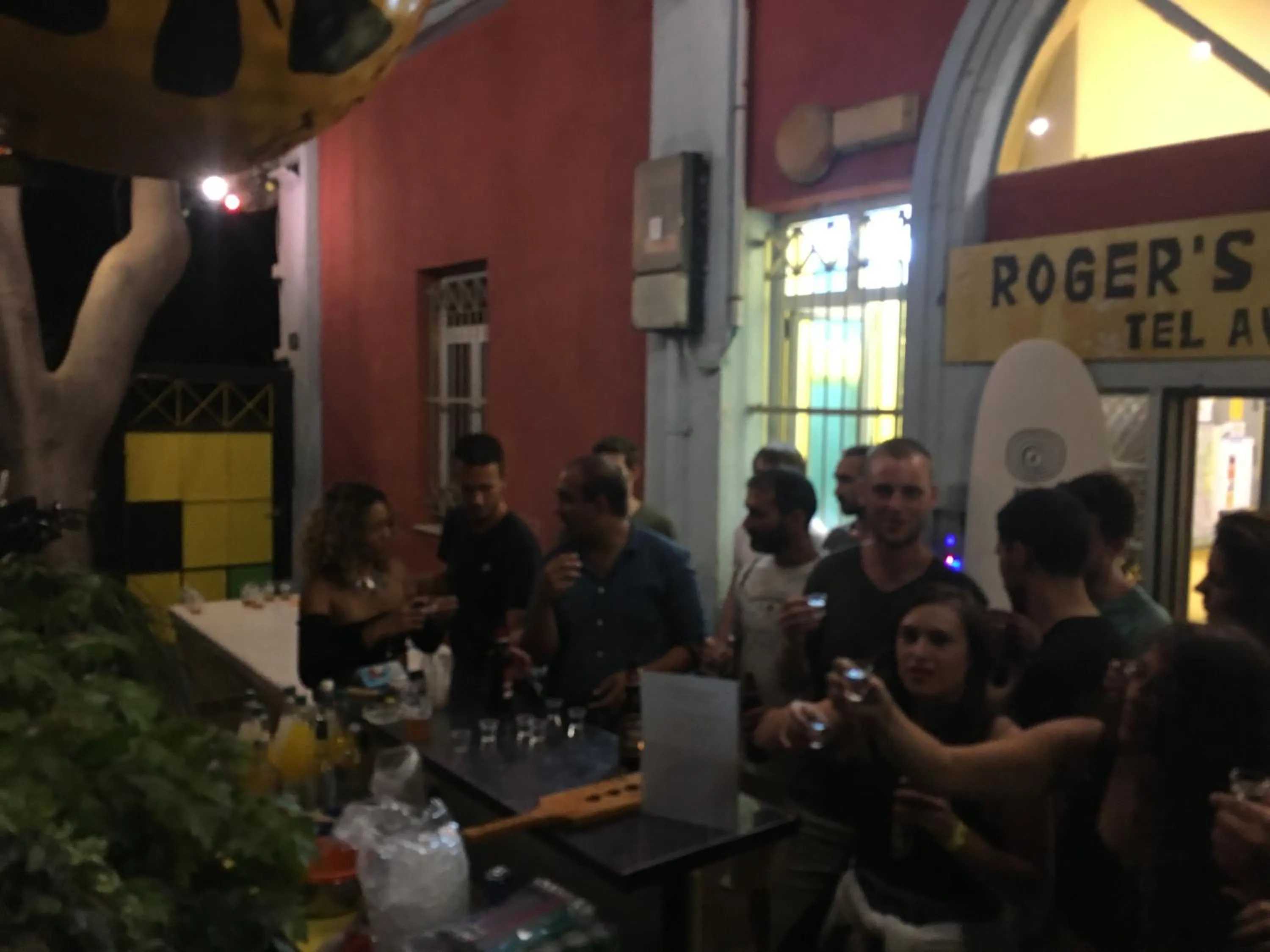 Evening entertainment in Roger's Hostel Tel Aviv (age 18-45)
