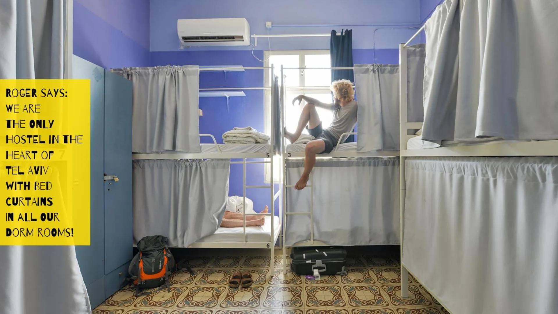 Roger's Hostel Tel Aviv (age 18-45)