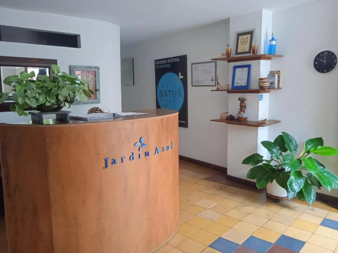 Lobby or reception in Casa Hotel Jardin Azul