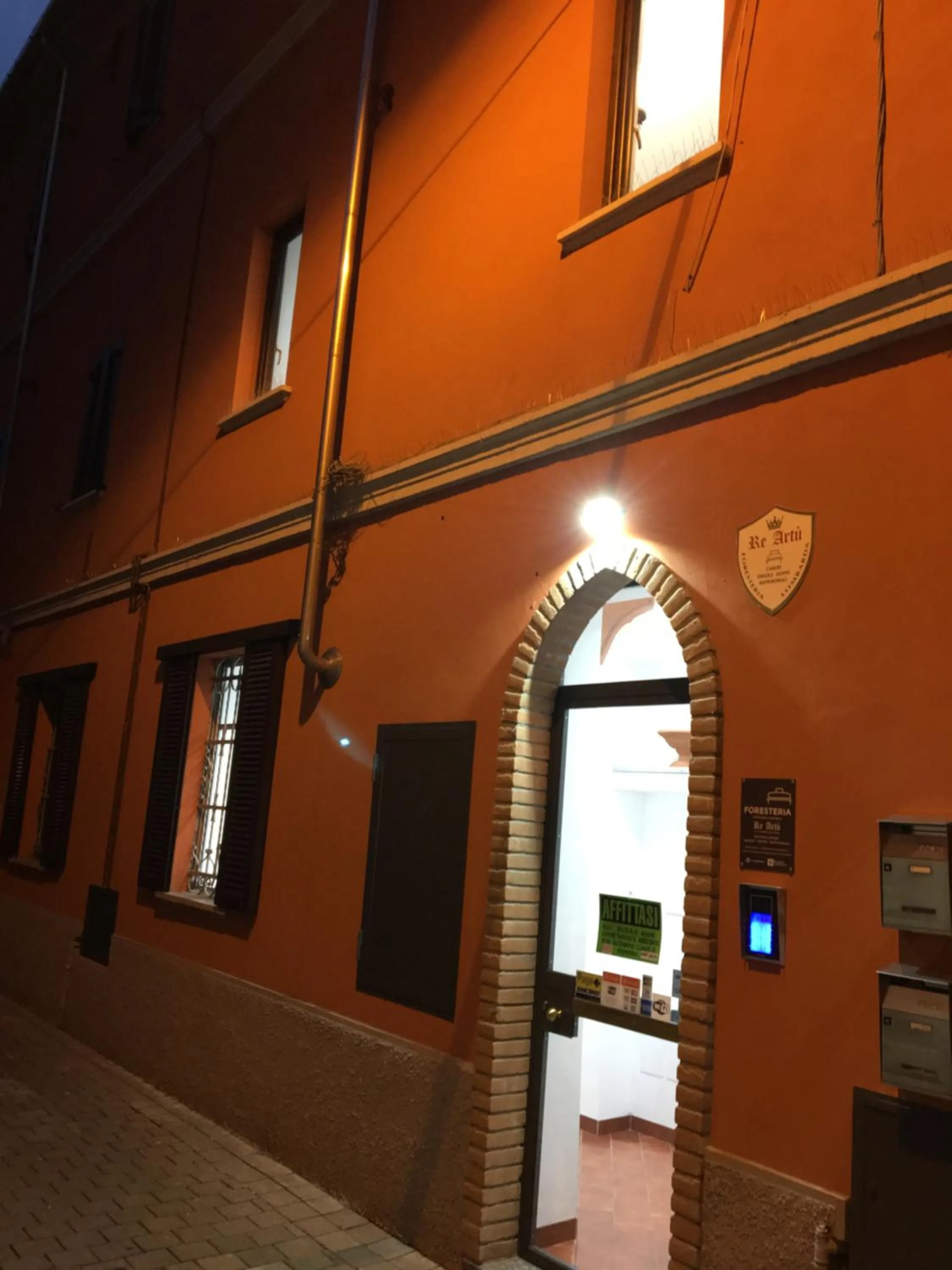 Facade/entrance in foresteriareartu