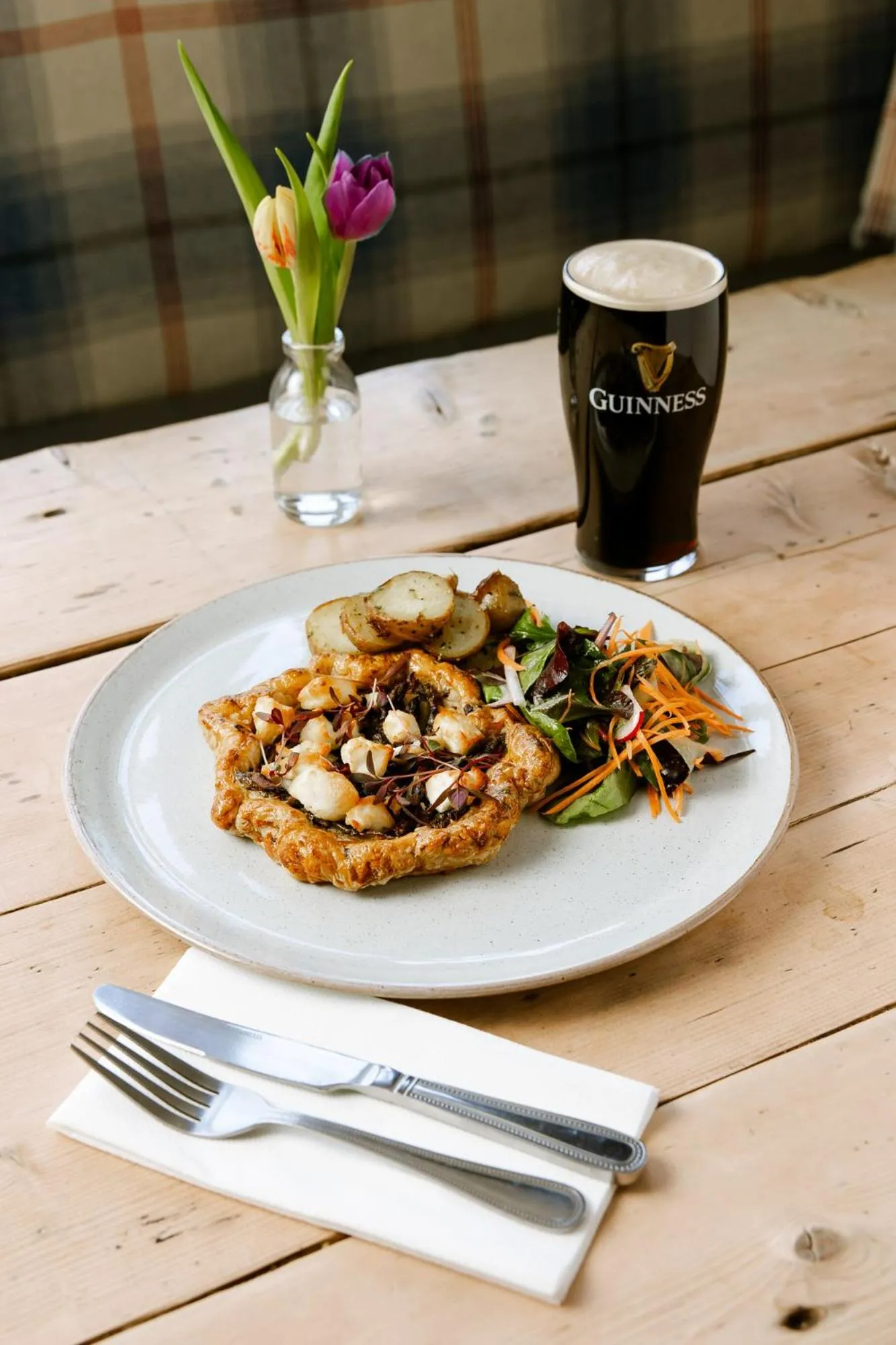 Food in The Sun Inn At Hook Norton