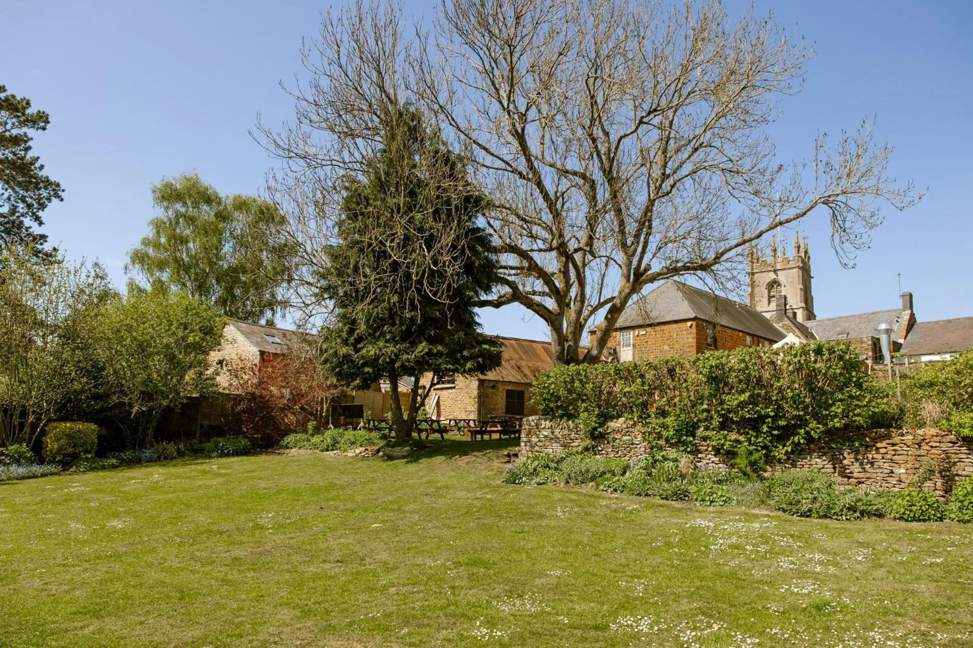 Garden in The Sun Inn At Hook Norton