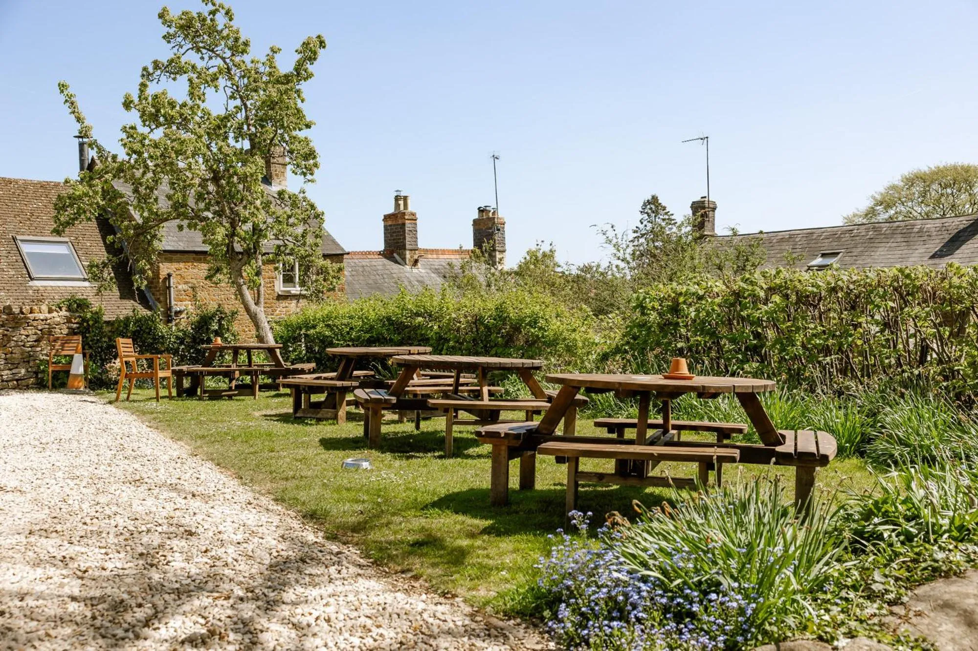 Garden in The Sun Inn At Hook Norton