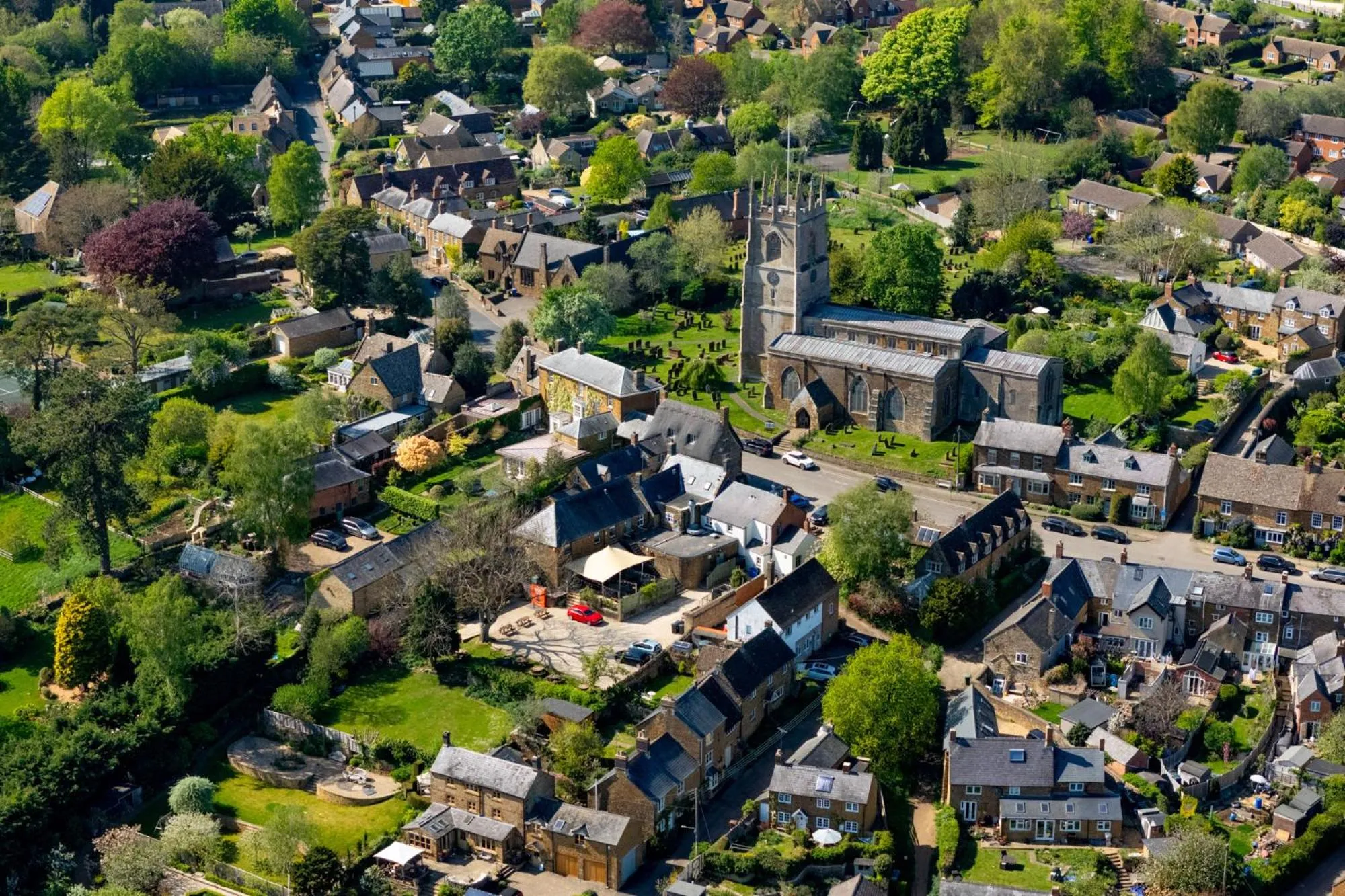 Location in The Sun Inn At Hook Norton
