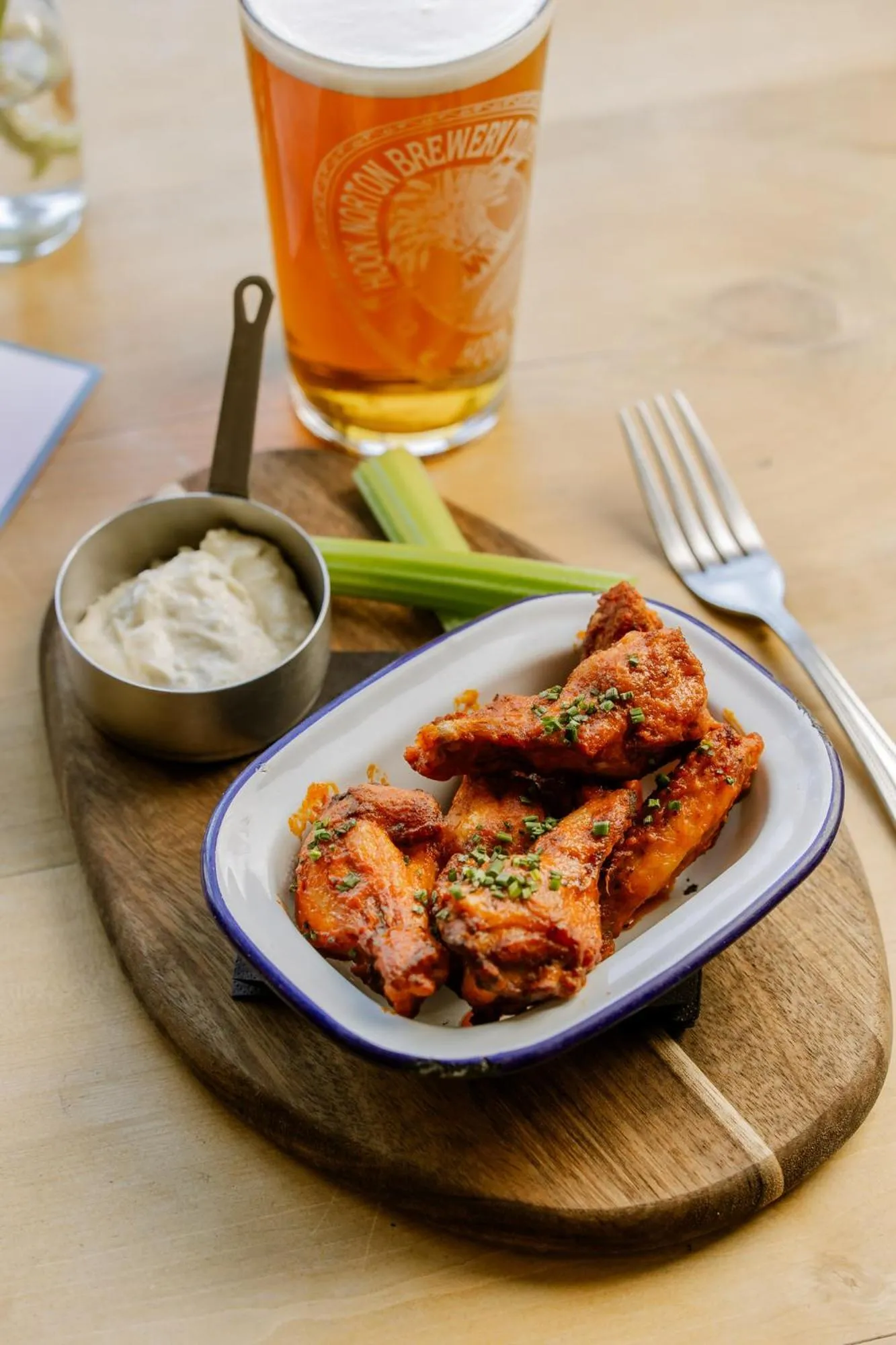 Food in The Sun Inn At Hook Norton