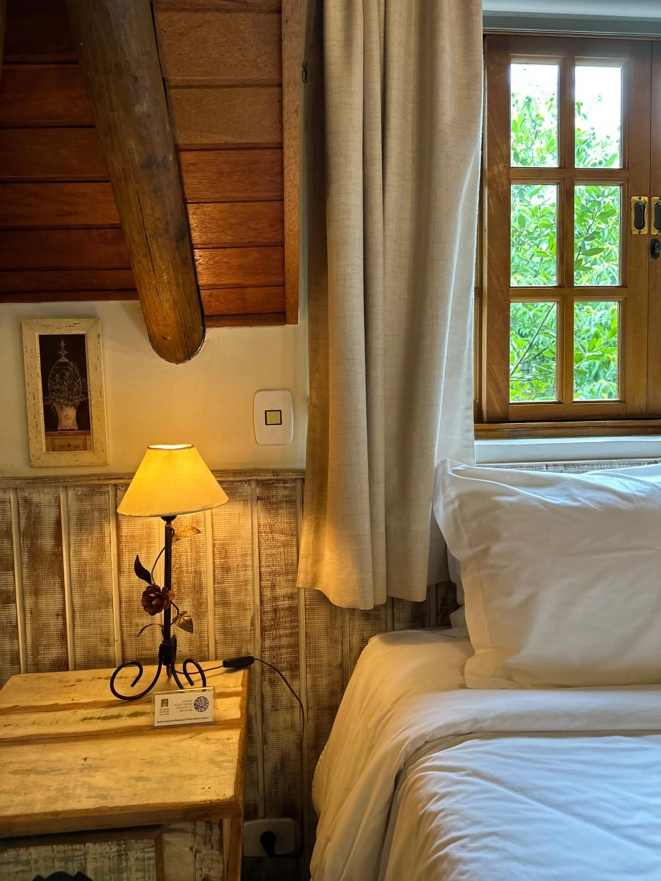 Bed in Pousada Da Pedra