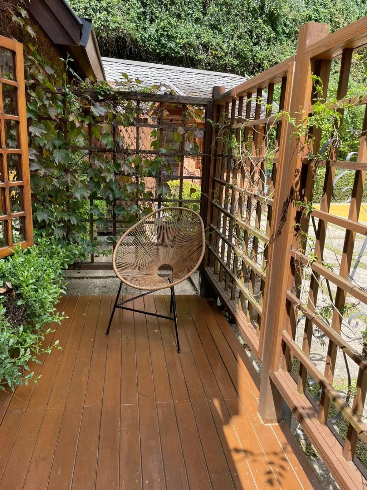 Balcony/Terrace in Pousada Da Pedra