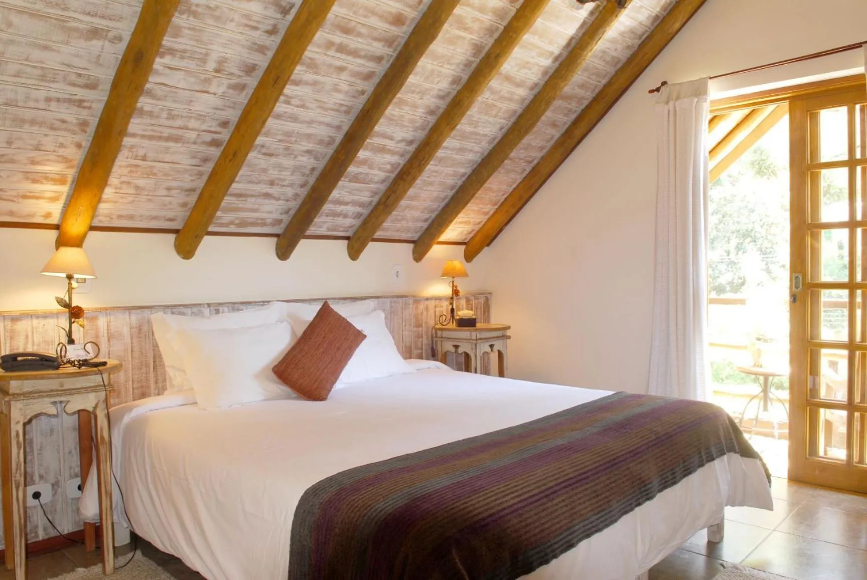 Bed in Pousada Da Pedra