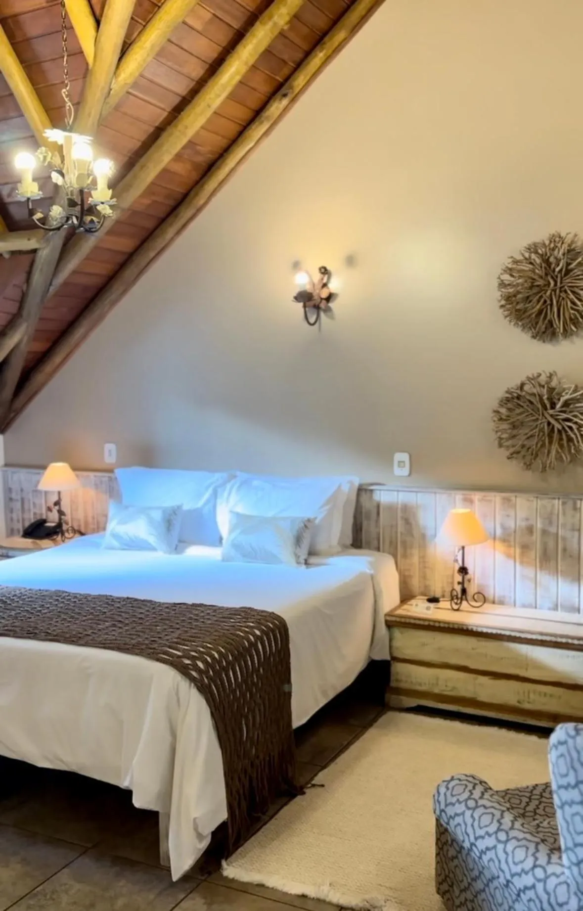 Bed in Pousada Da Pedra