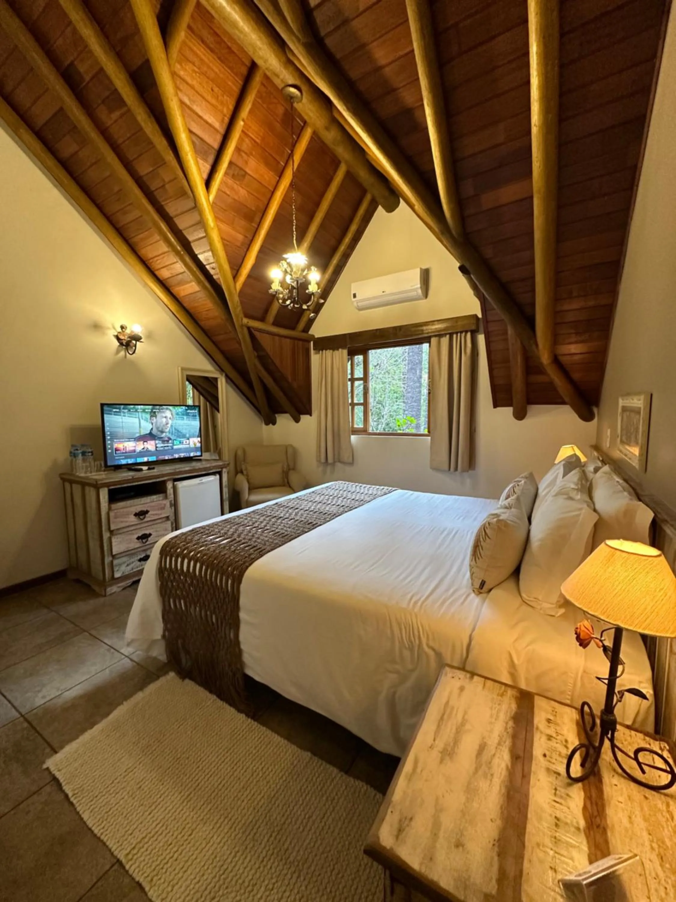 Bed in Pousada Da Pedra