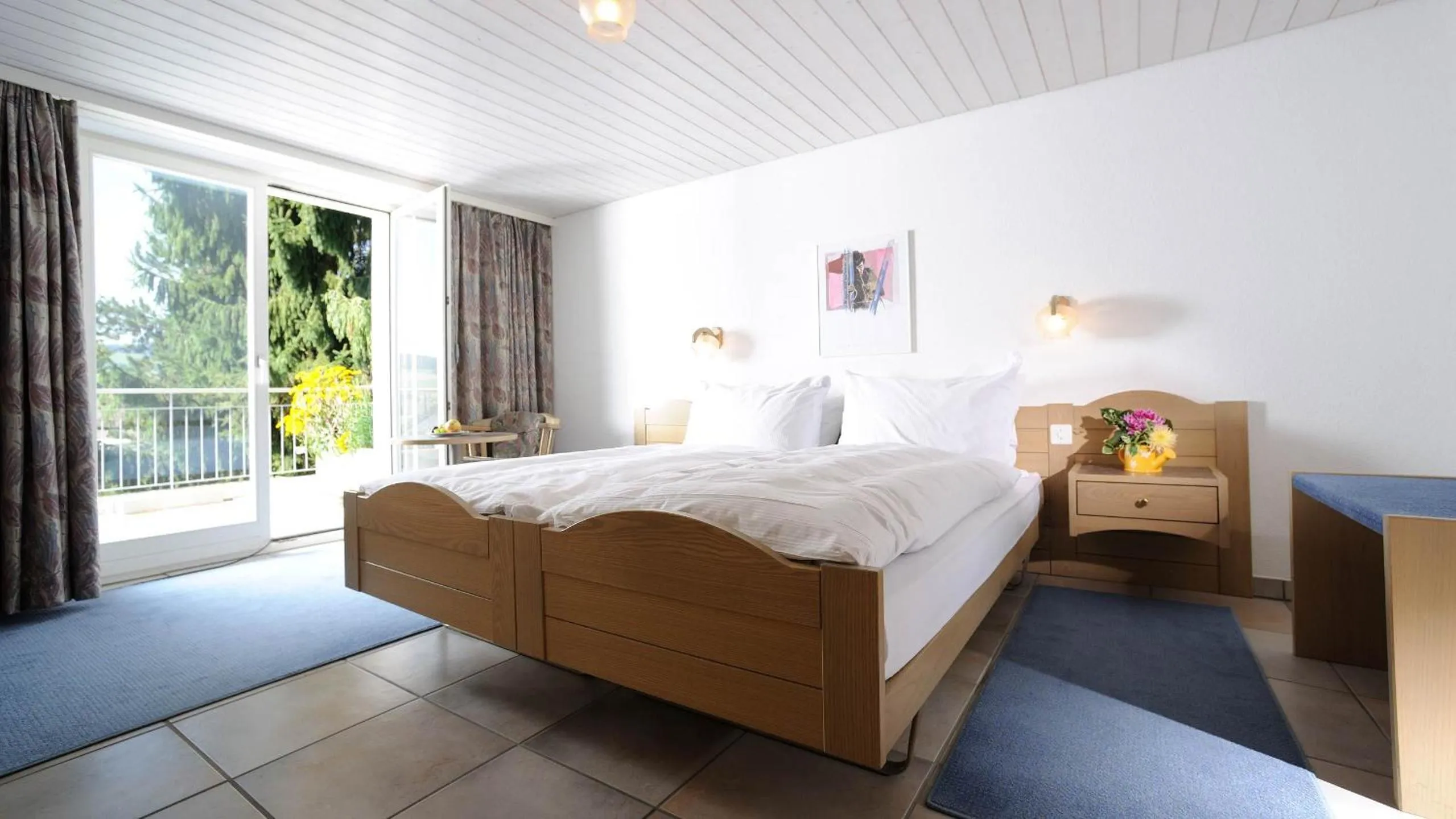 Bedroom, Bed in Gasthaus zum Rössli