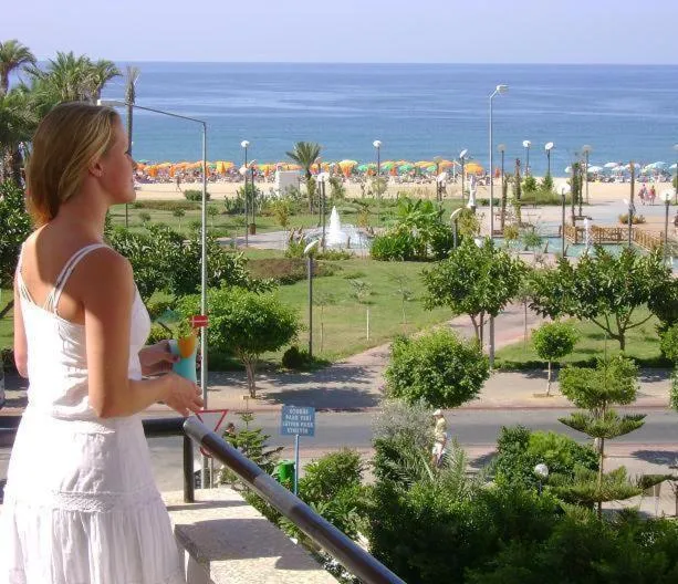 Balcony/Terrace in Kleopatra Carina Hotel