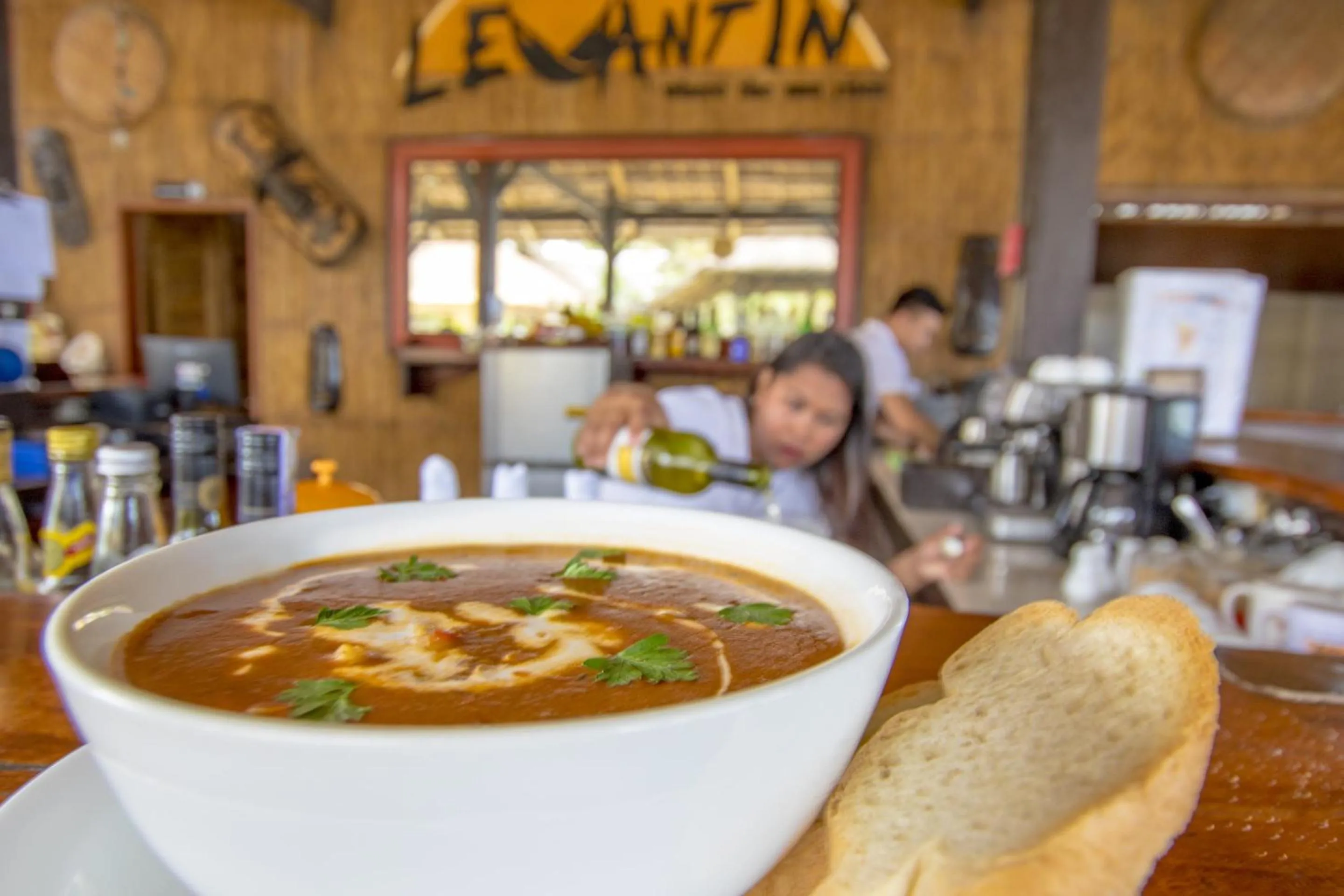 Food close-up in Levantin Boracay