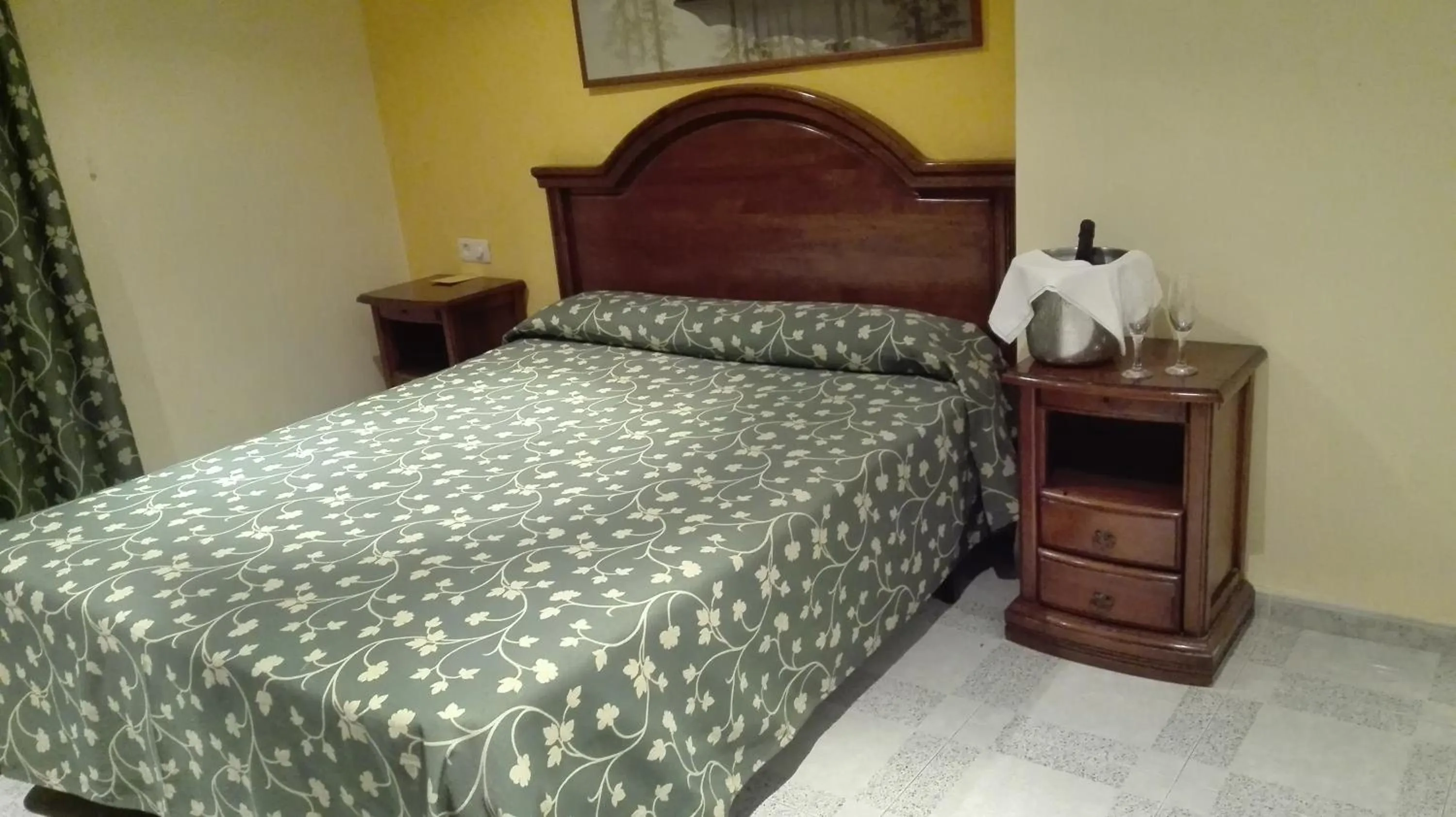 Bed in Hostal Andrés