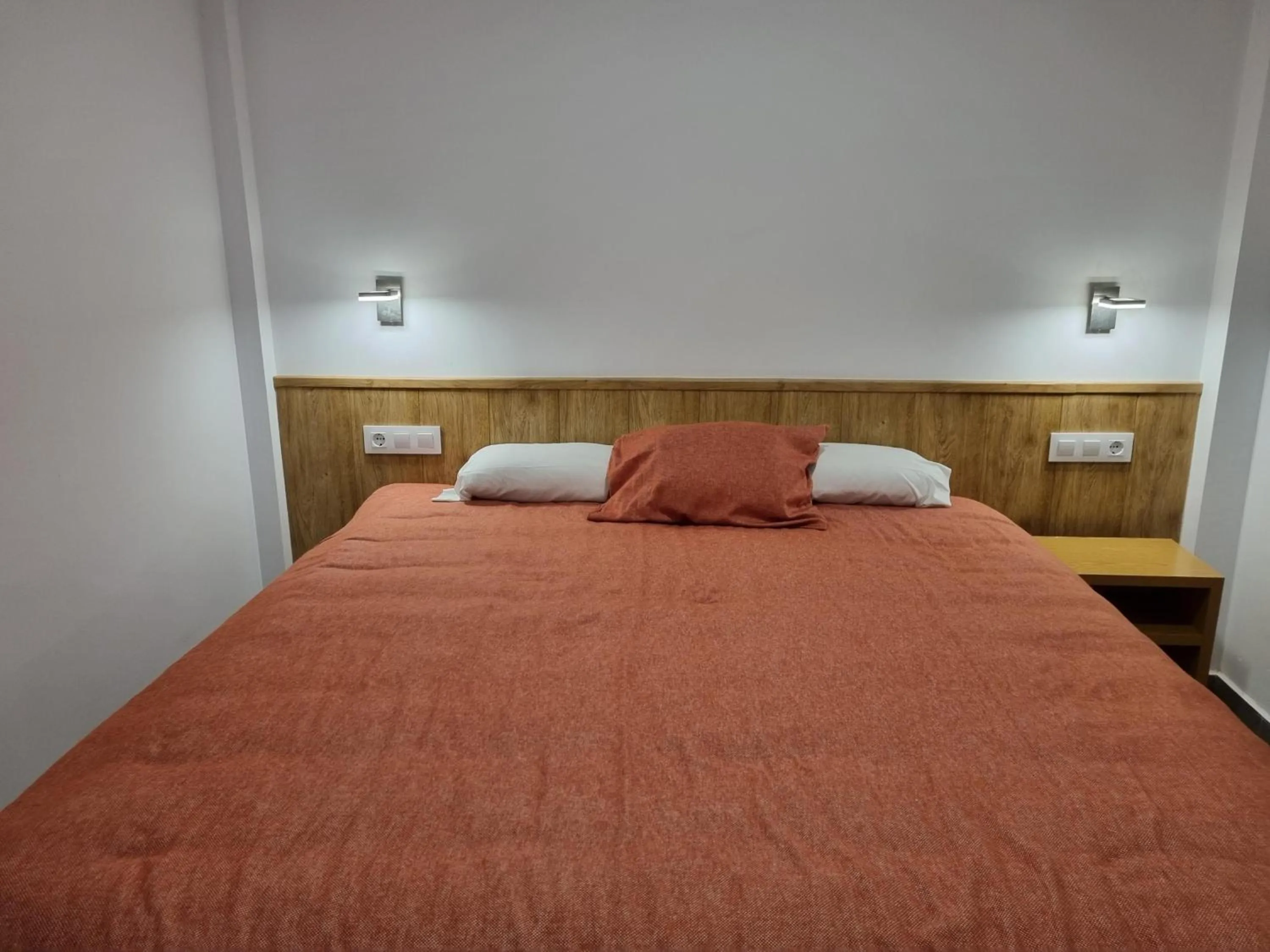 Bed in Hostal Andrés