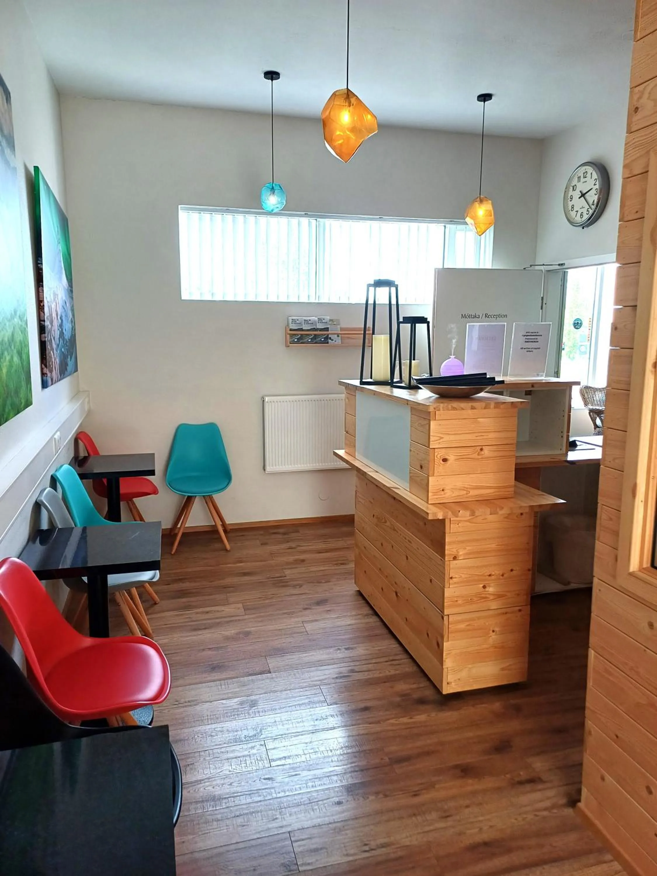 Lobby or reception in Lyngás Guesthouse