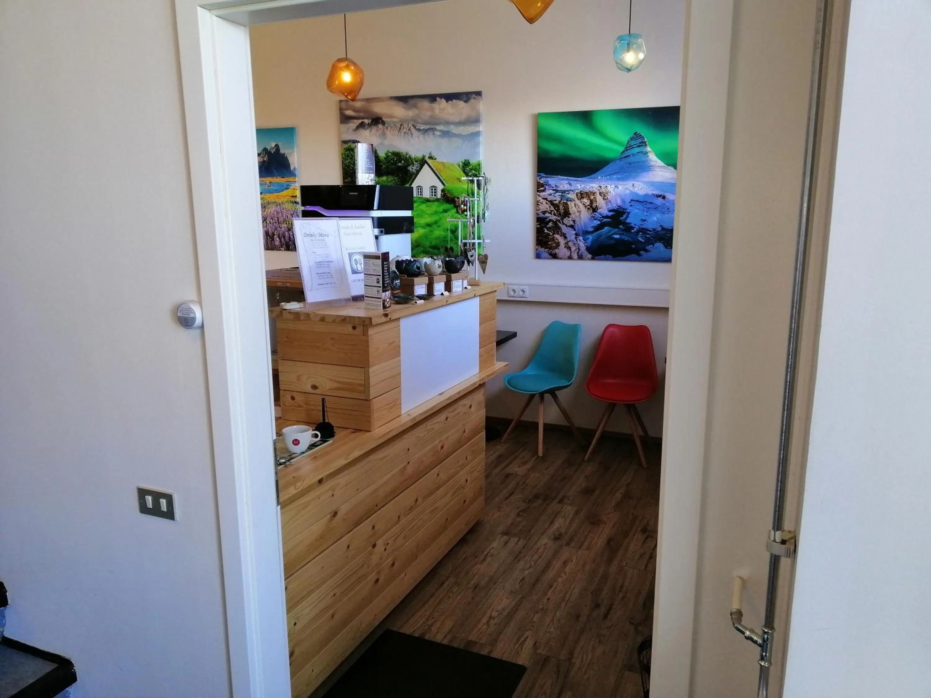 Lobby or reception in Lyngás Guesthouse