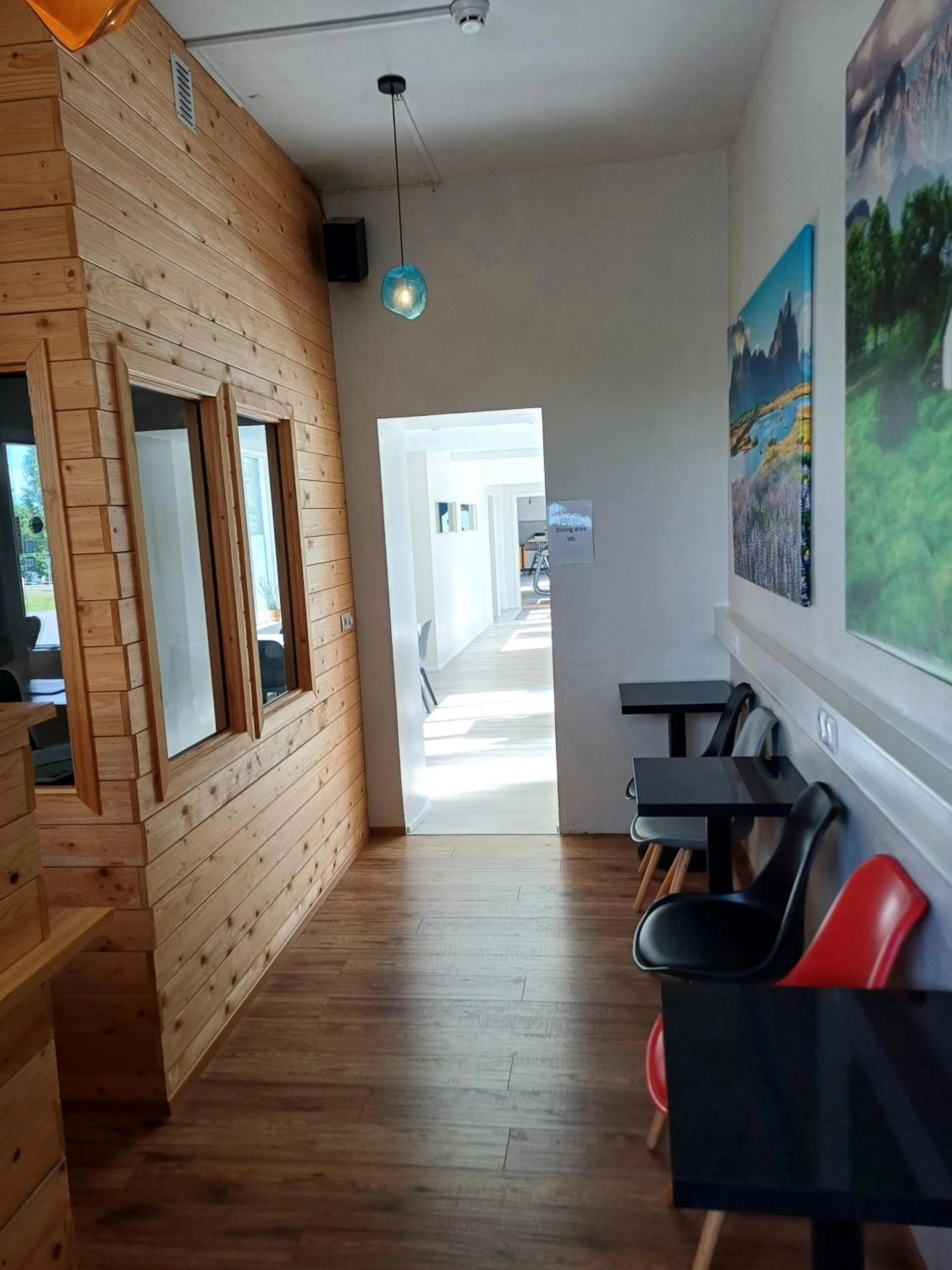 Lobby or reception in Lyngás Guesthouse