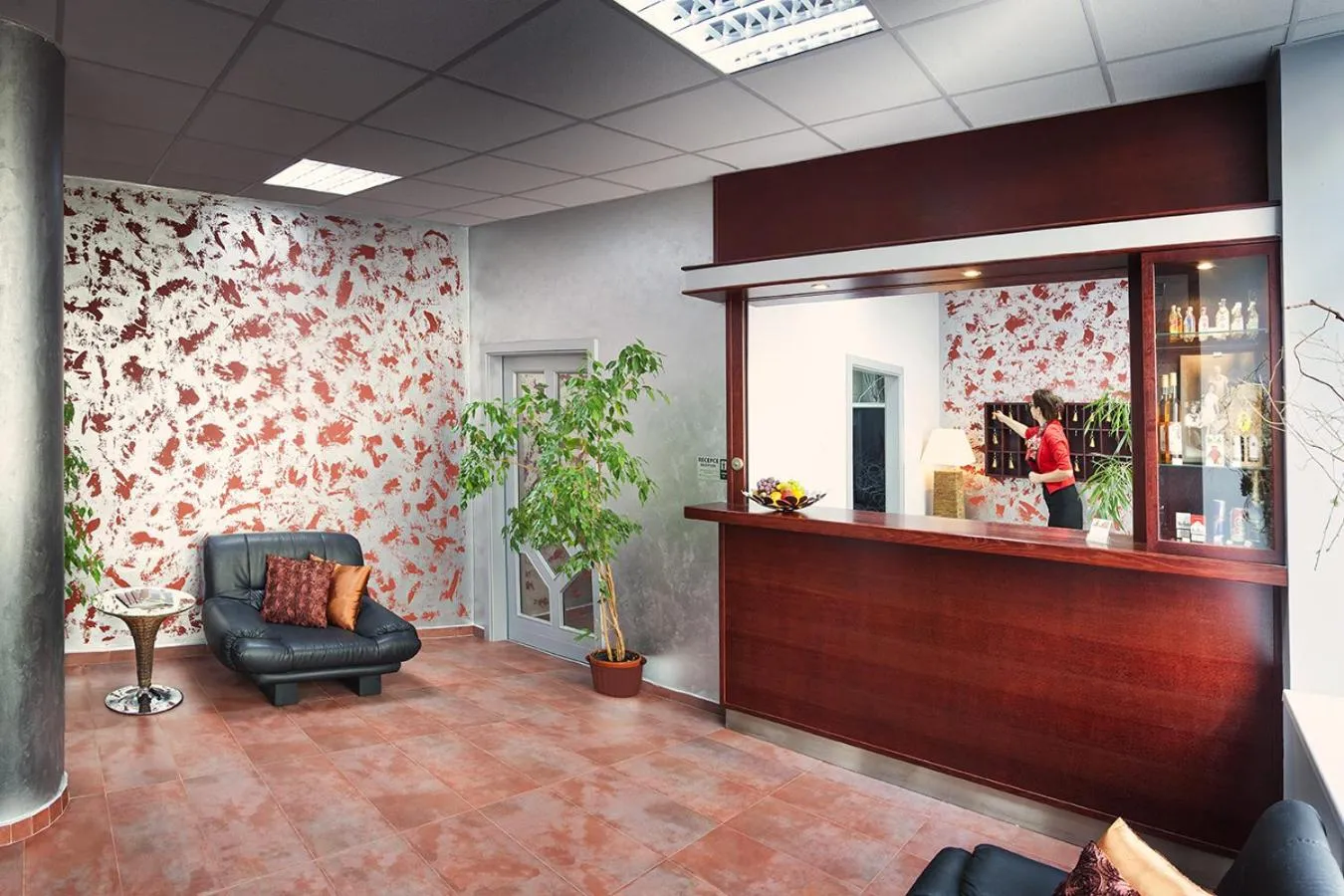 Lobby or reception in Hotel Atlas