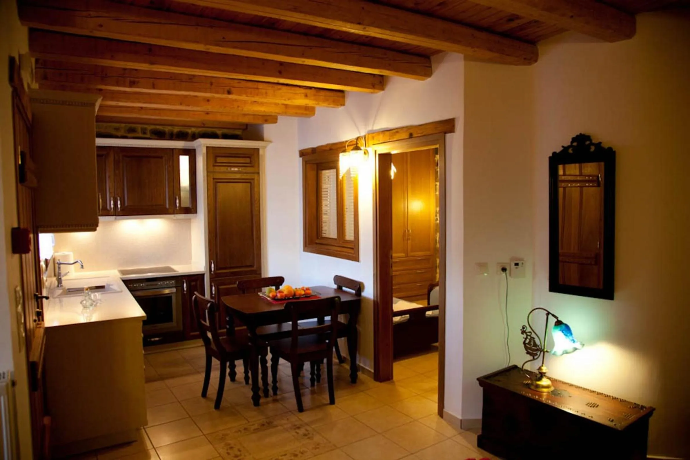 Kitchen or kitchenette in Diktynna Traditional Villas