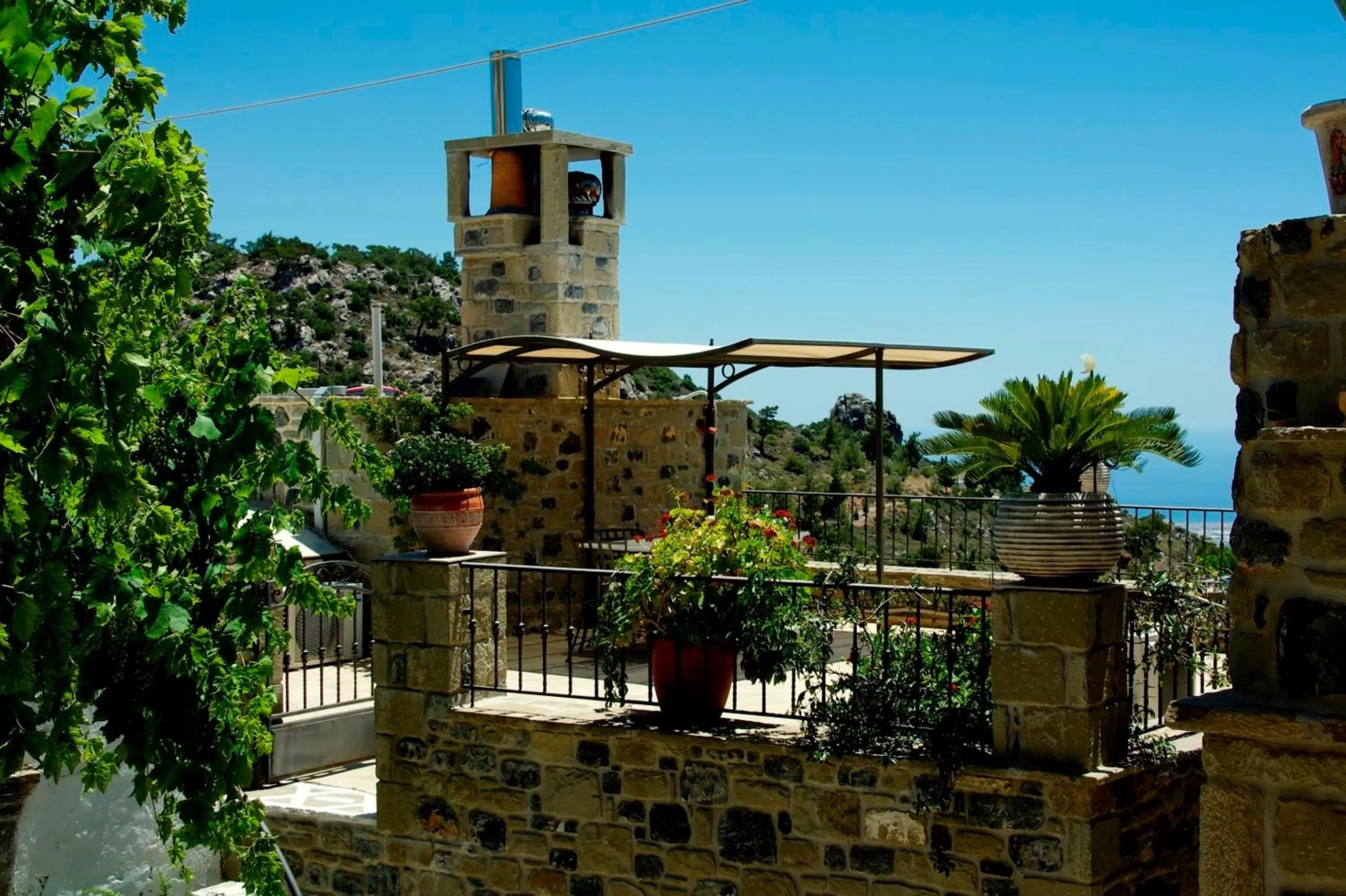 Balcony/Terrace in Diktynna Traditional Villas