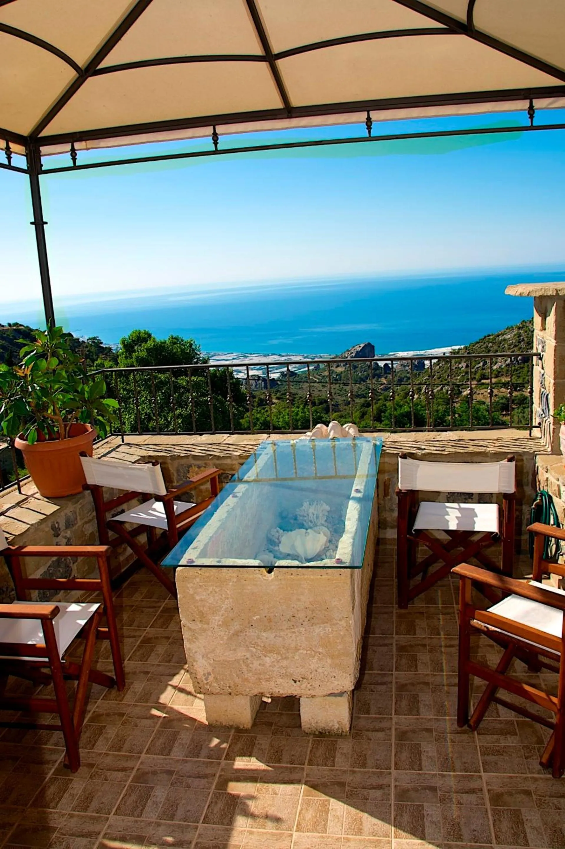 Balcony/Terrace in Diktynna Traditional Villas