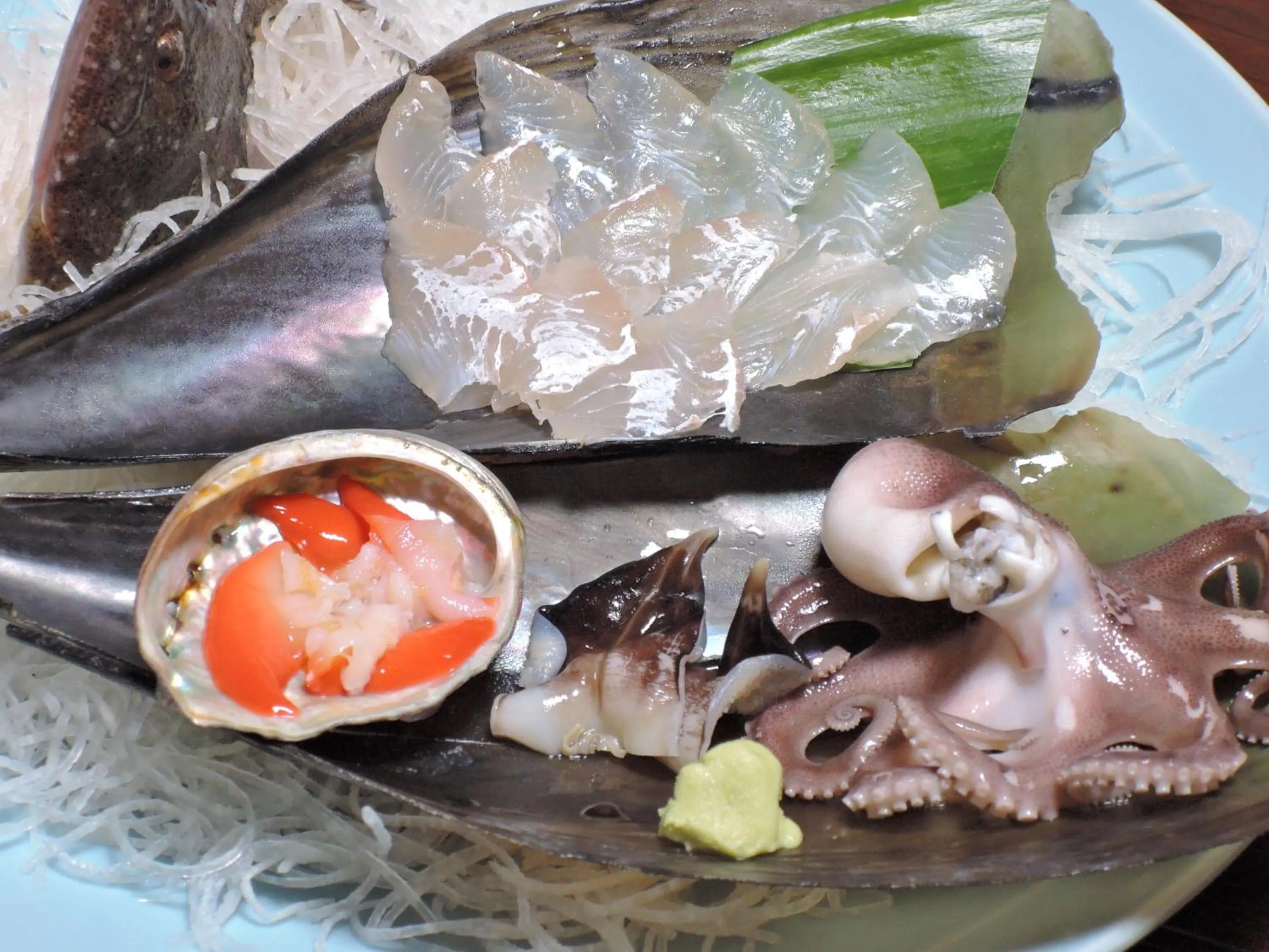 Food close-up in Minshuku Osaki