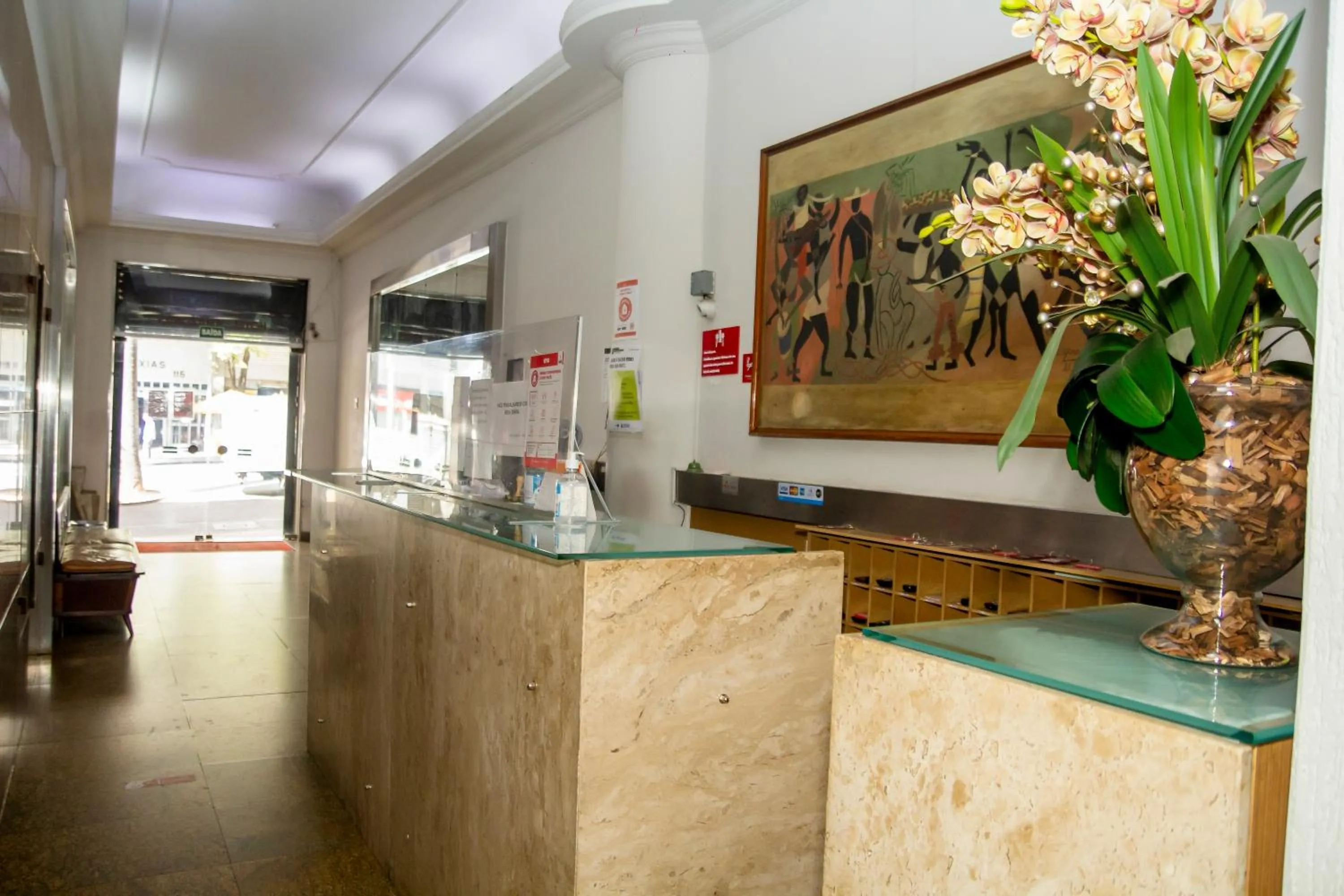 Lobby or reception in Amazonas Palace Hotel Belo Horizonte - Avenida Amazonas